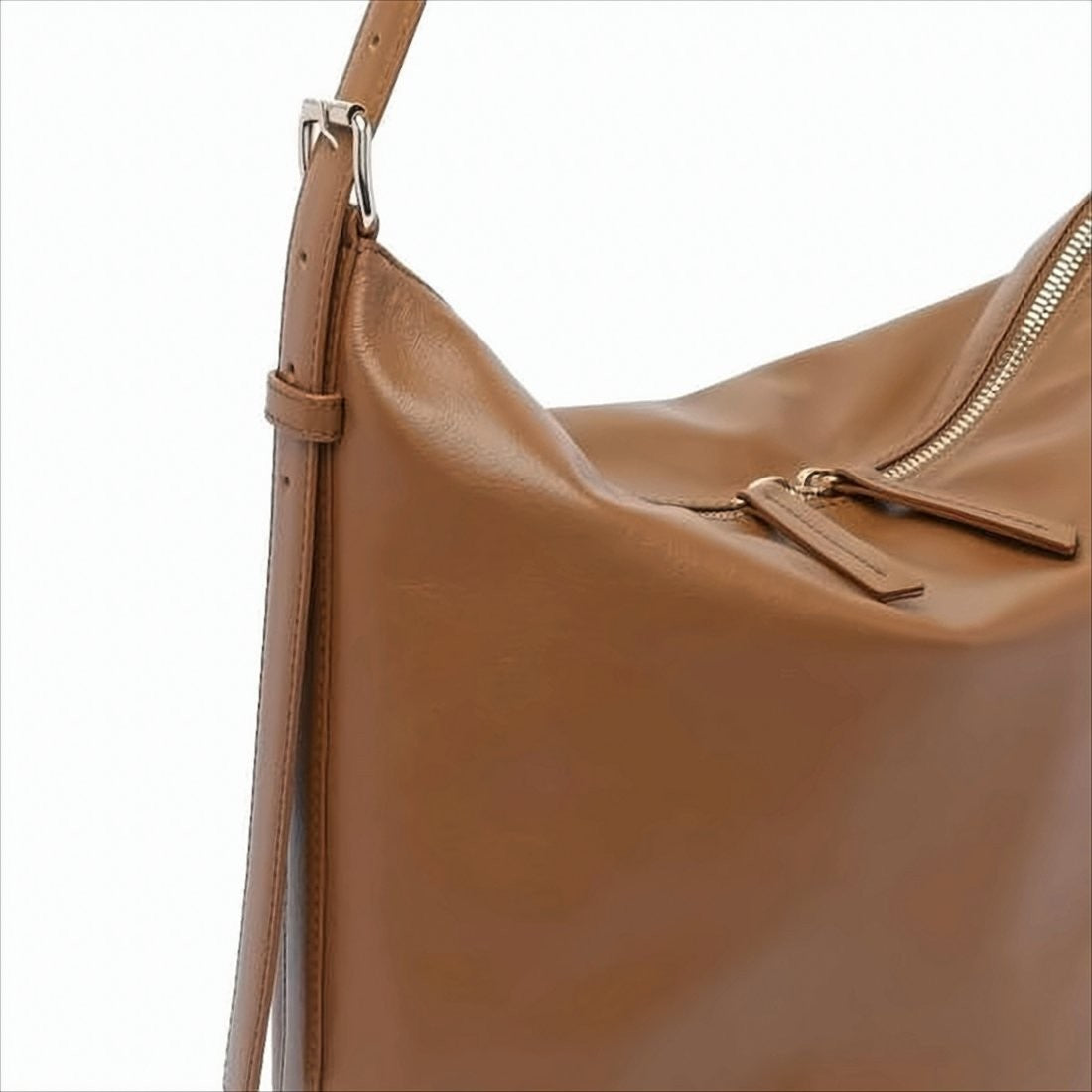 Smooth Leather Shoulder Bag