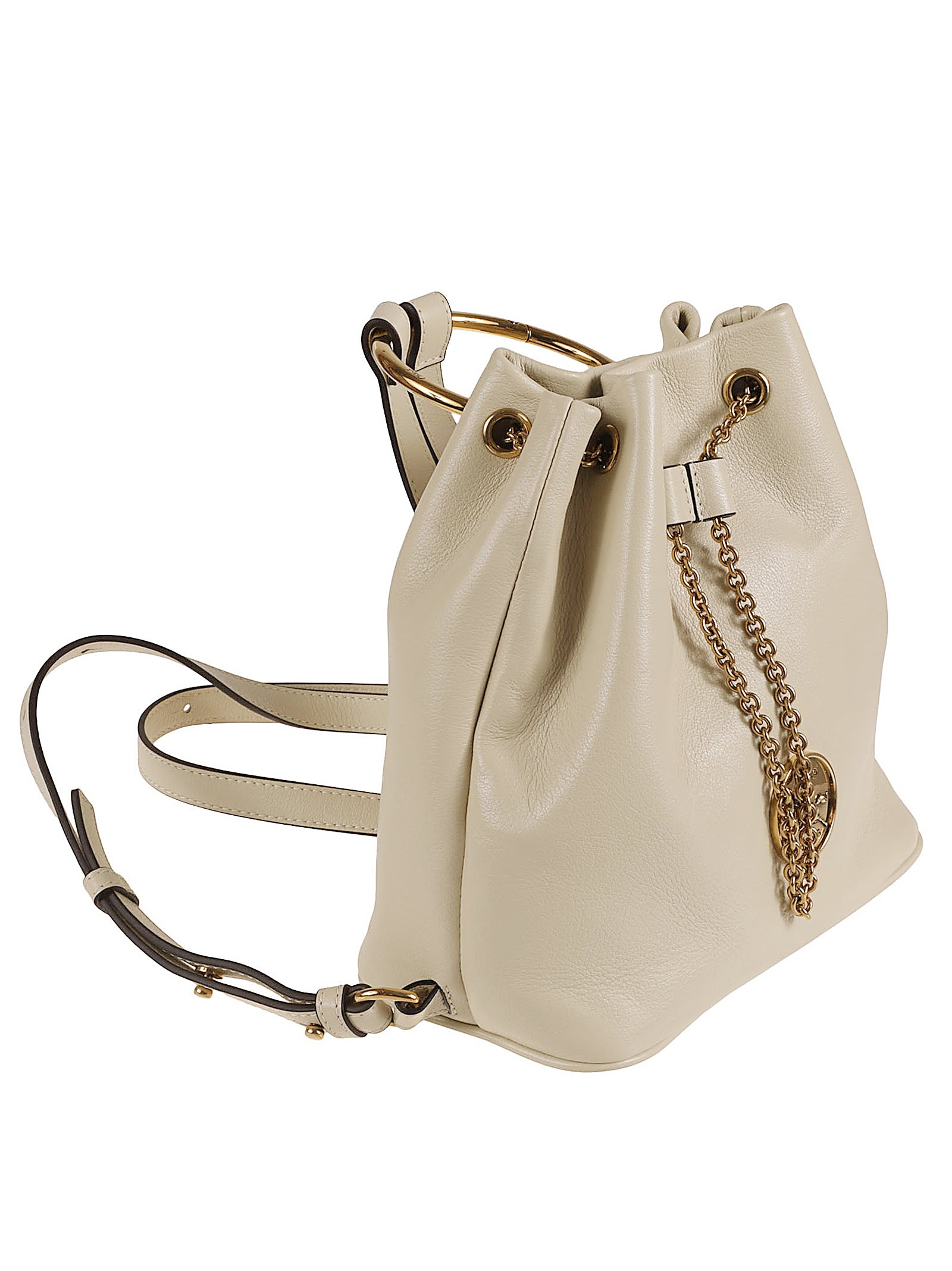Small Grained Buffalo Leather Bracelet Backpack