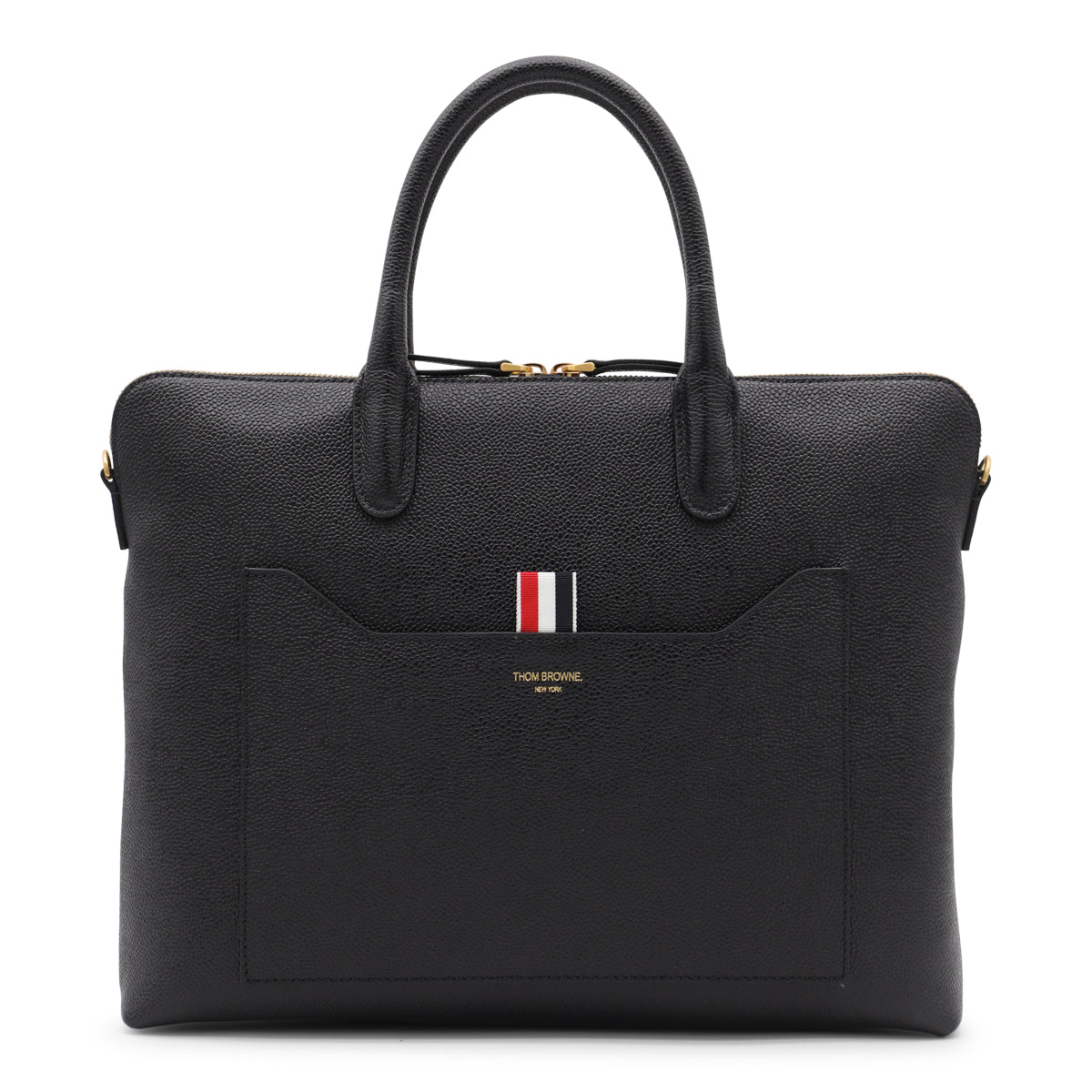 Black Top Handle Bag