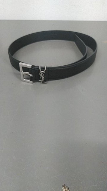 Square Buckle Calfskin Belt