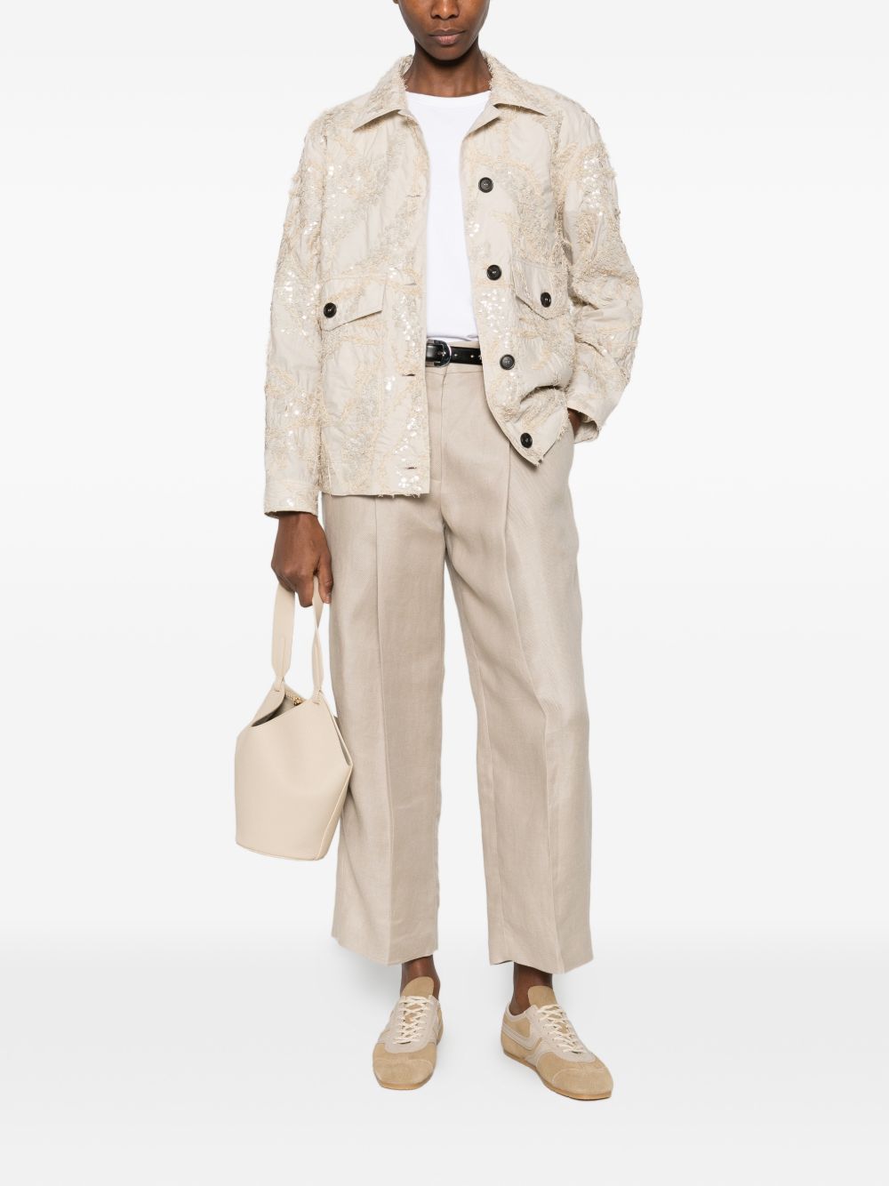 Boxy Light Beige Jacket