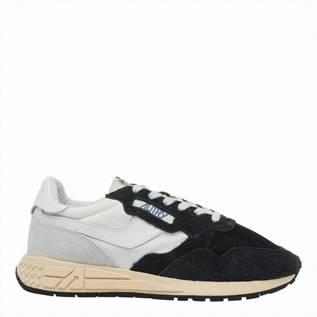Layered Sneakers With Leather, Suede,