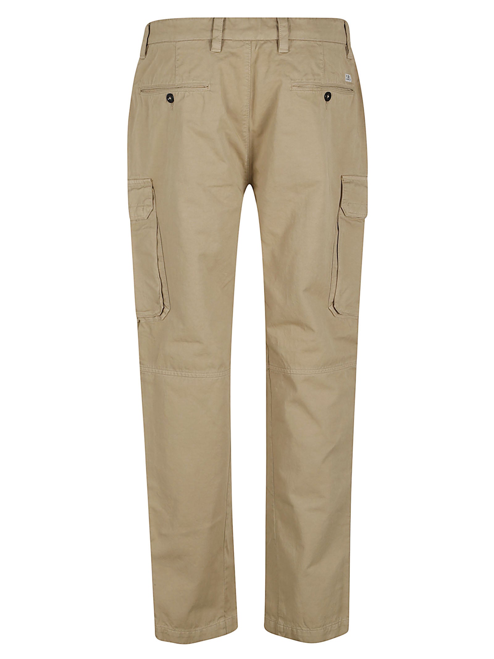 Straight-Leg Trousers with Cargo Pockets