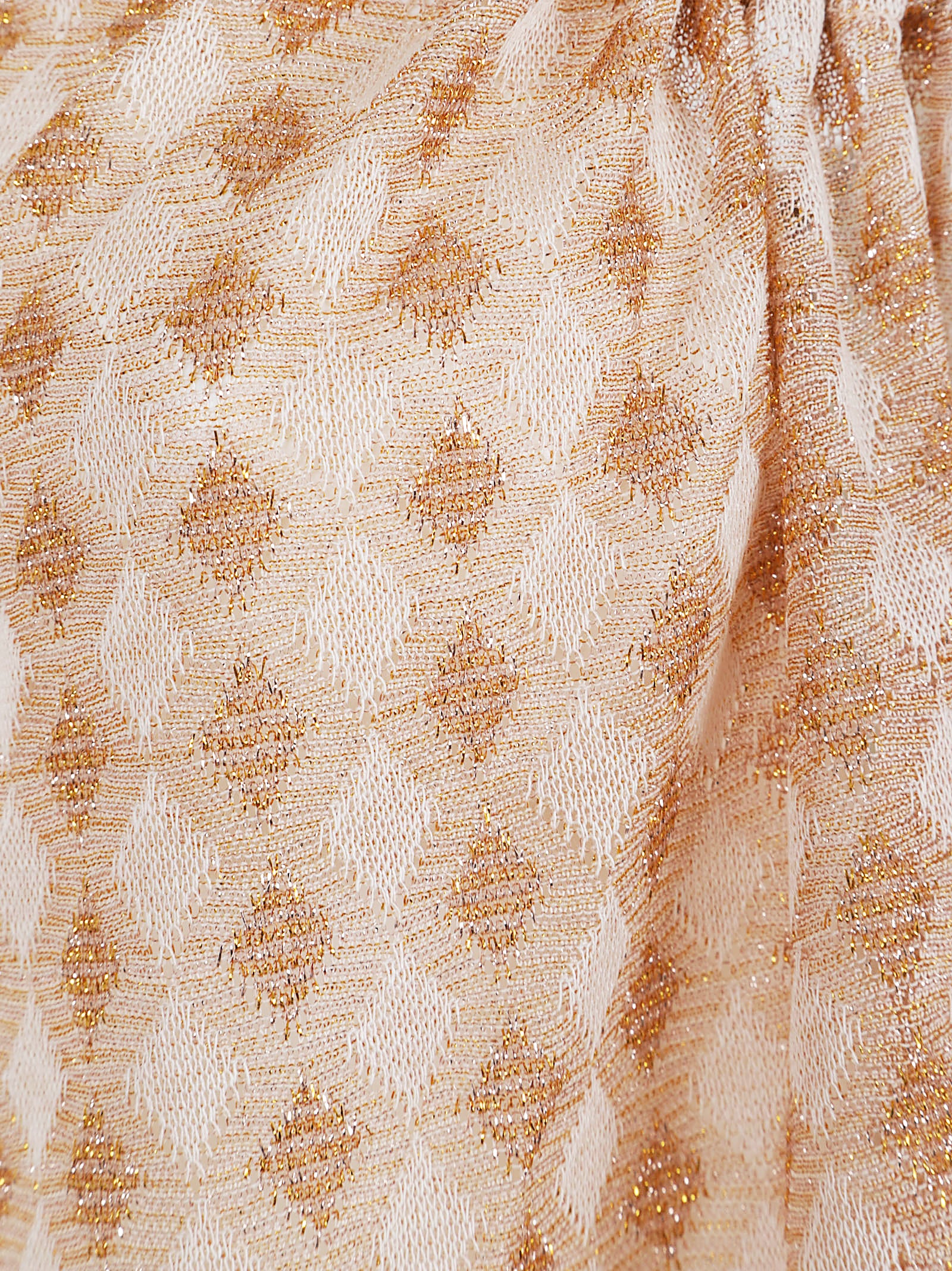 Nude and Neutral Top with Gathered Neckline