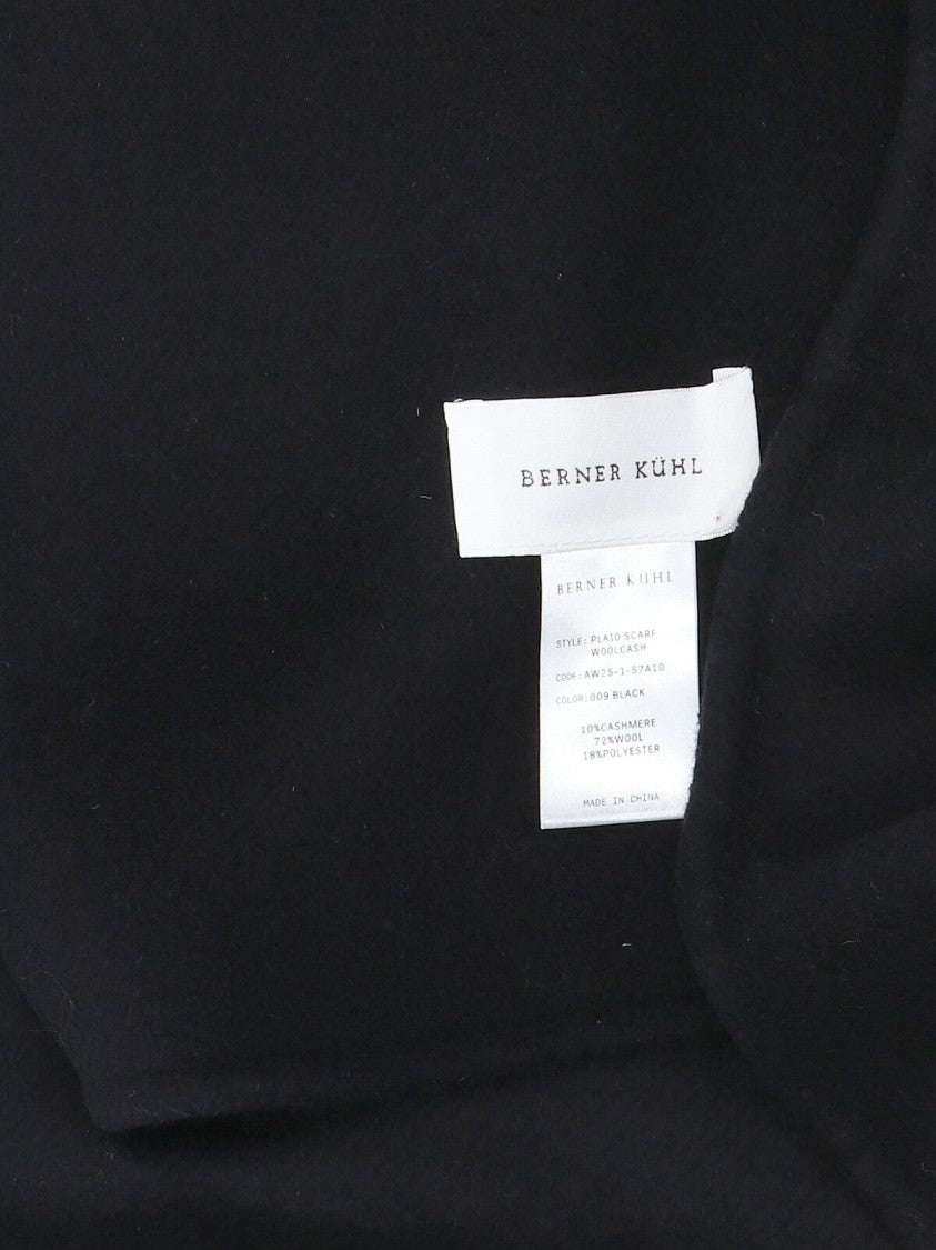 Classic Minimalist Black Berner Kuhl Scarf