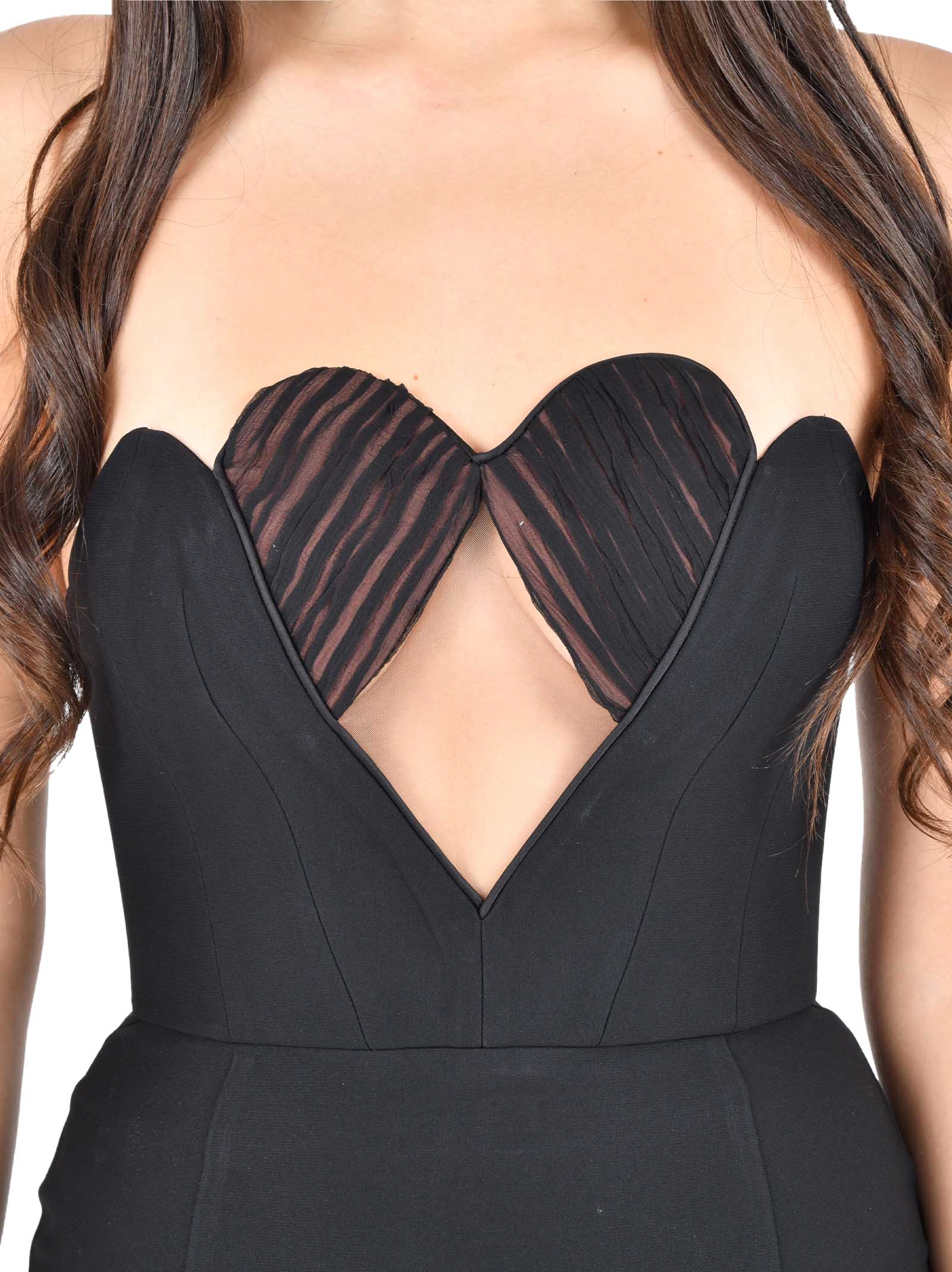 Fitted Mini Dress With Sweetheart Neckline