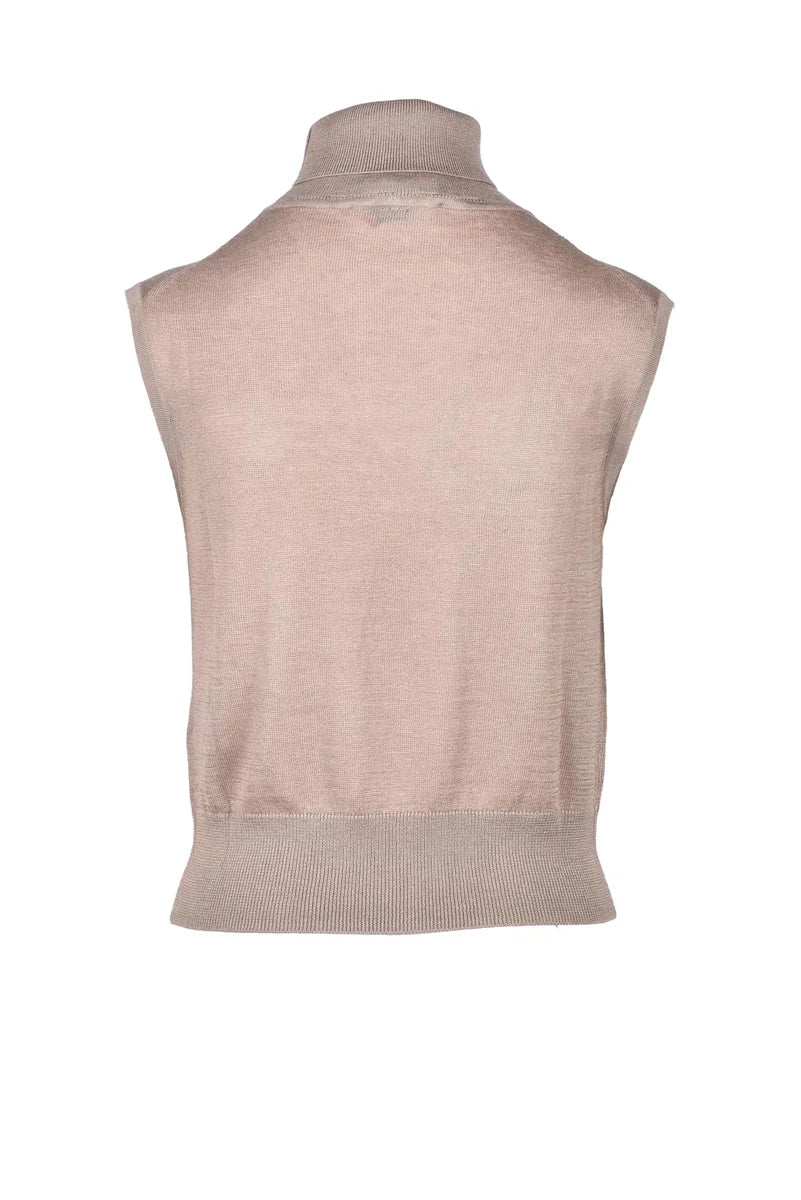 Silk and Cashmere Top - Taupe