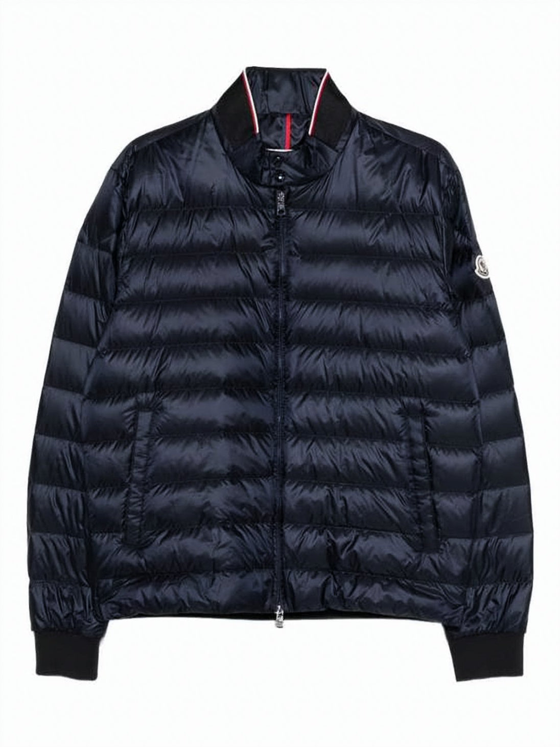 Quilted Padded Jacket With High Collar