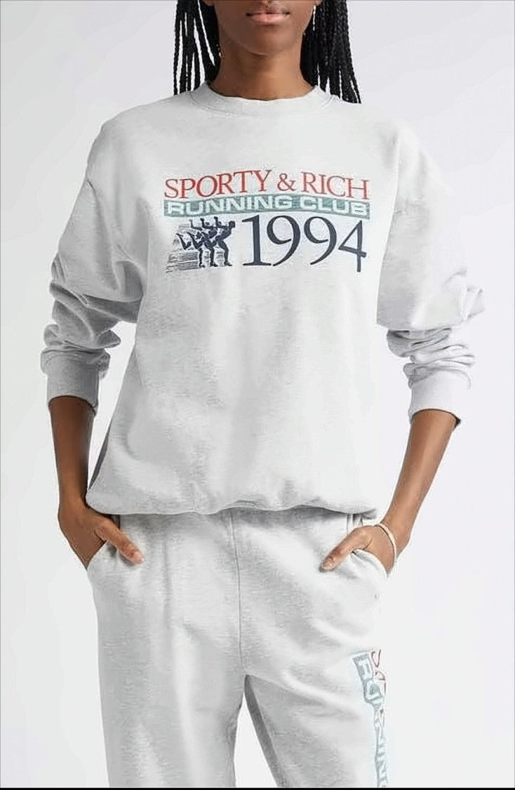 Relaxed Fit Long-Sleeve Graphic Sweatshirt