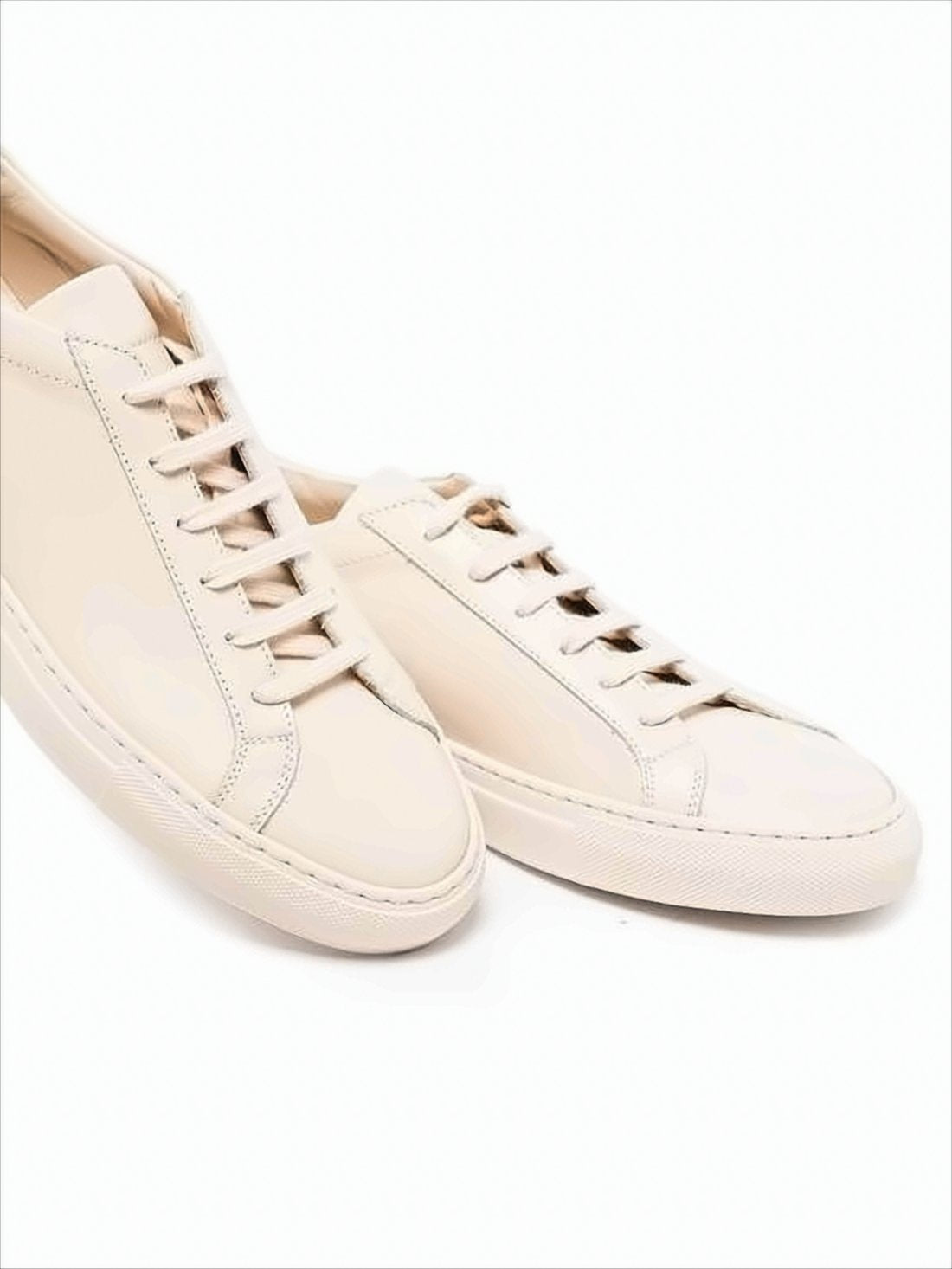 Minimalist Smooth Leather Sneakers with Discreet Signature