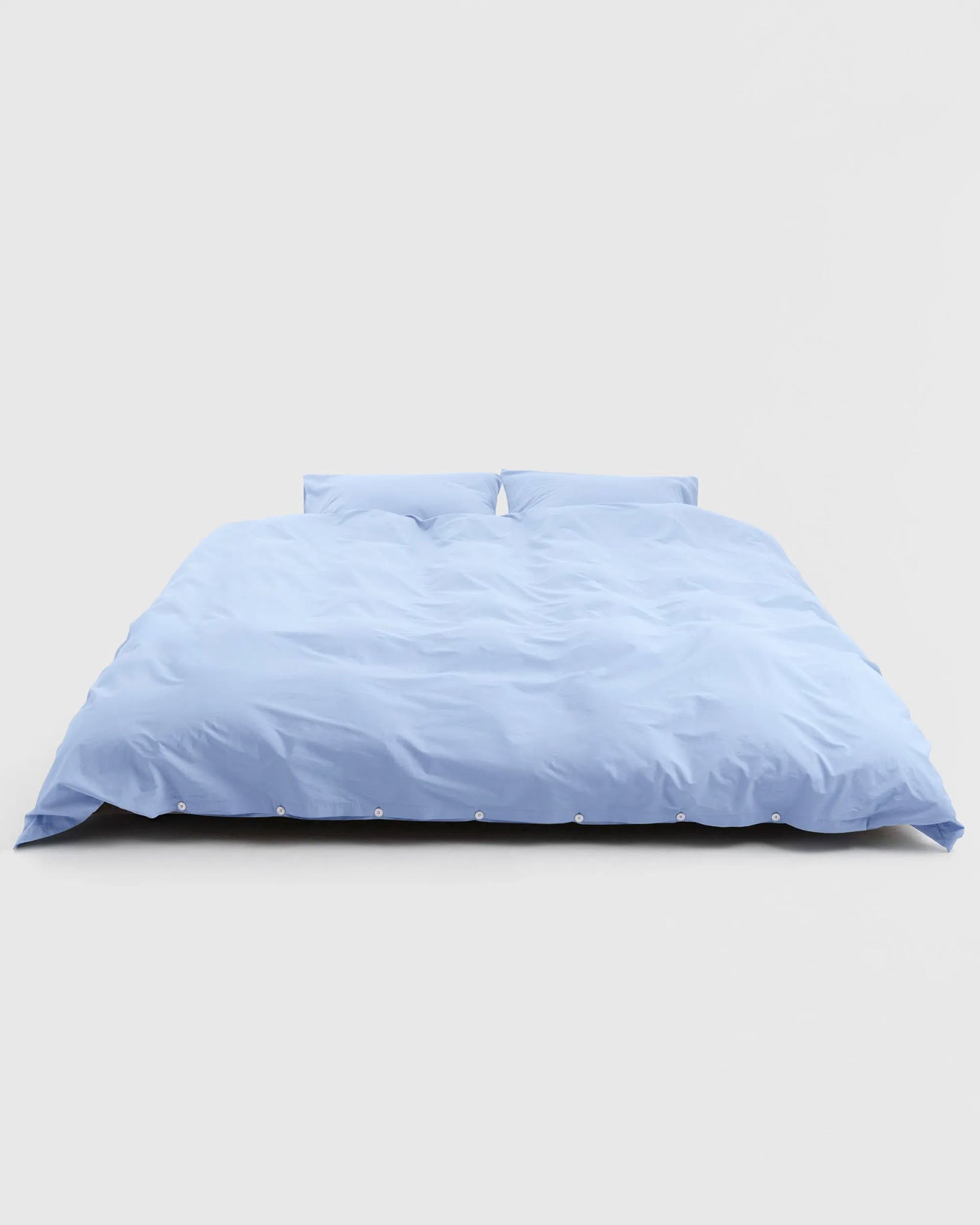 Light Blue Organic Cotton Duvet Cover
