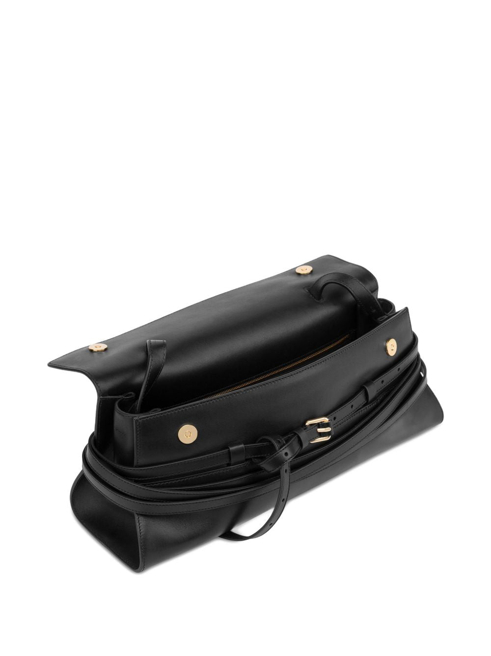 Smooth Silk and Nylon Black Bag