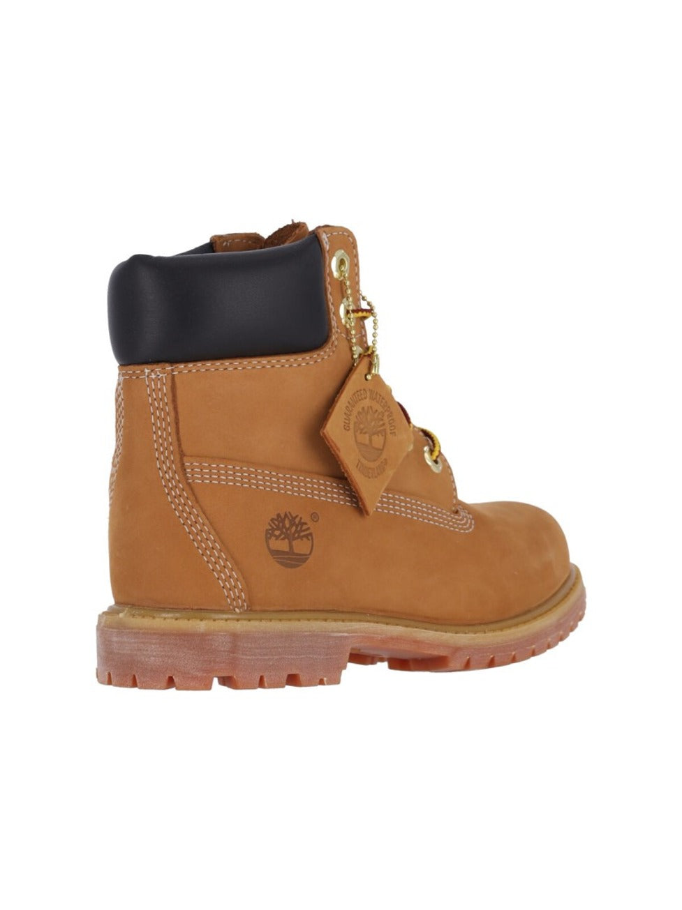 Sturdy Beige Leather Ankle Boots