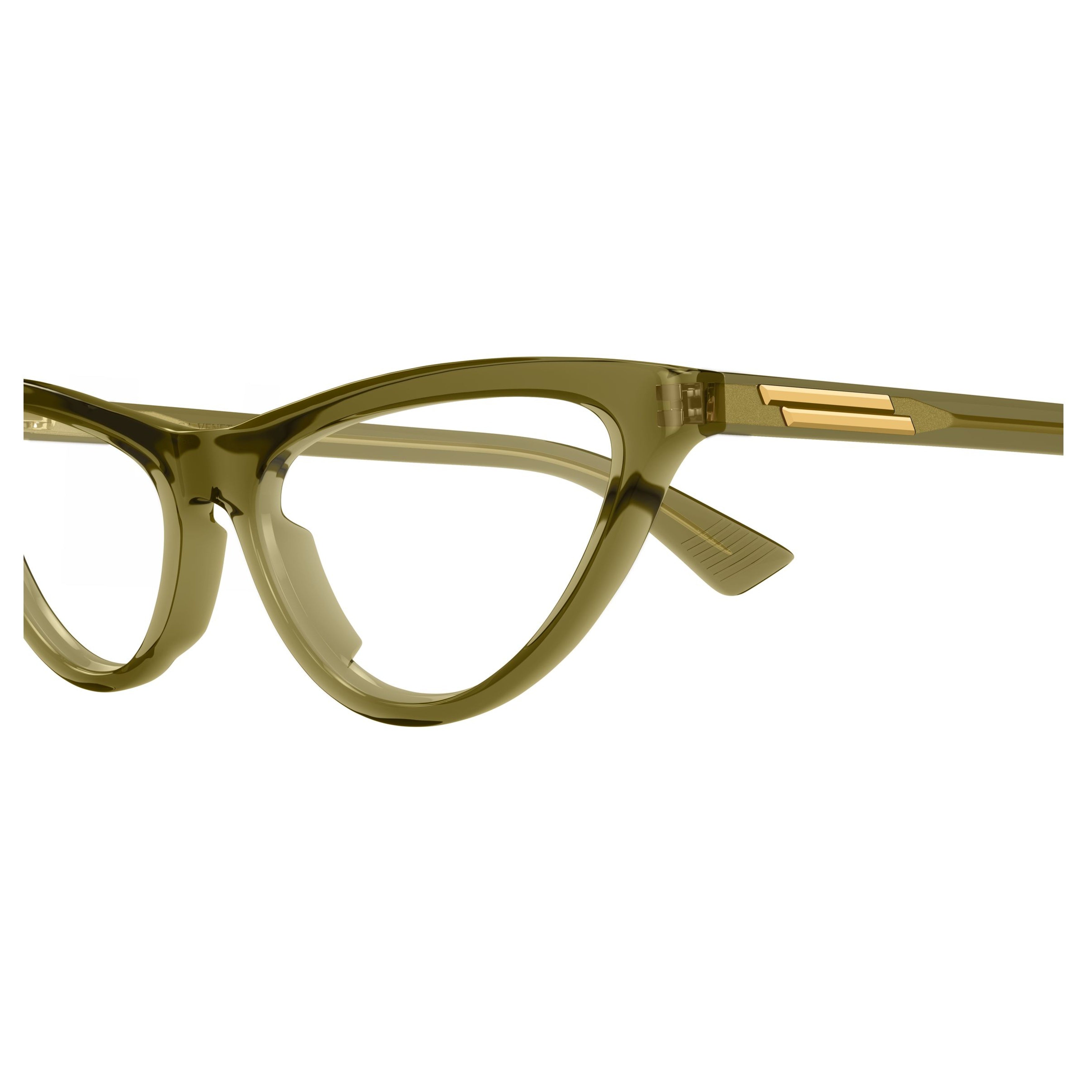 Bv1416o Translucent Olive Green Cat-Eye Sunglasses