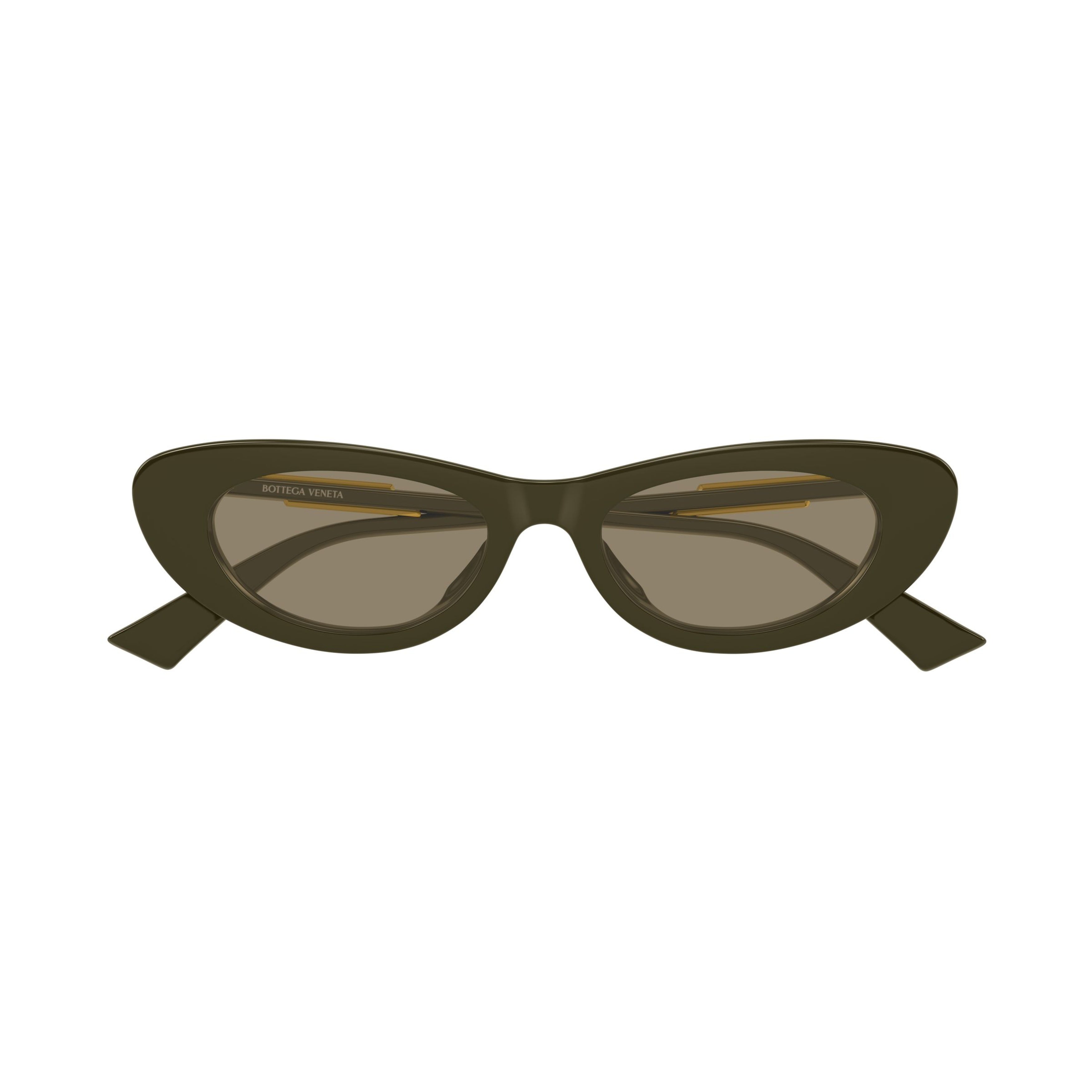 Bv1447s Glossy Dark Olive Cat-Eye Sunglasses