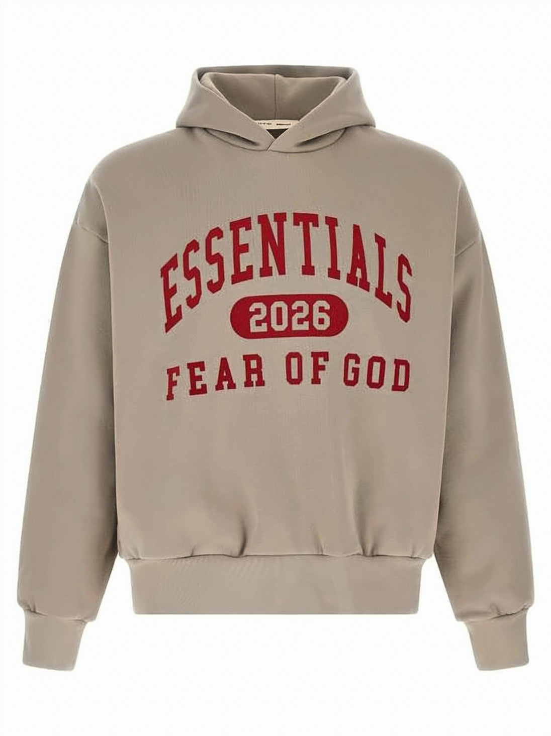 Cropped Relaxed-Fit Hoodie with Bold Front Print