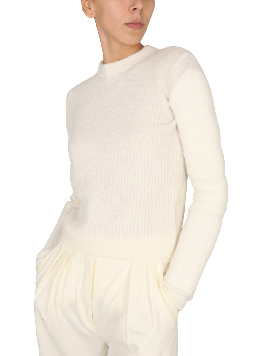 Stretch Mohair Yarn Knit Sweater