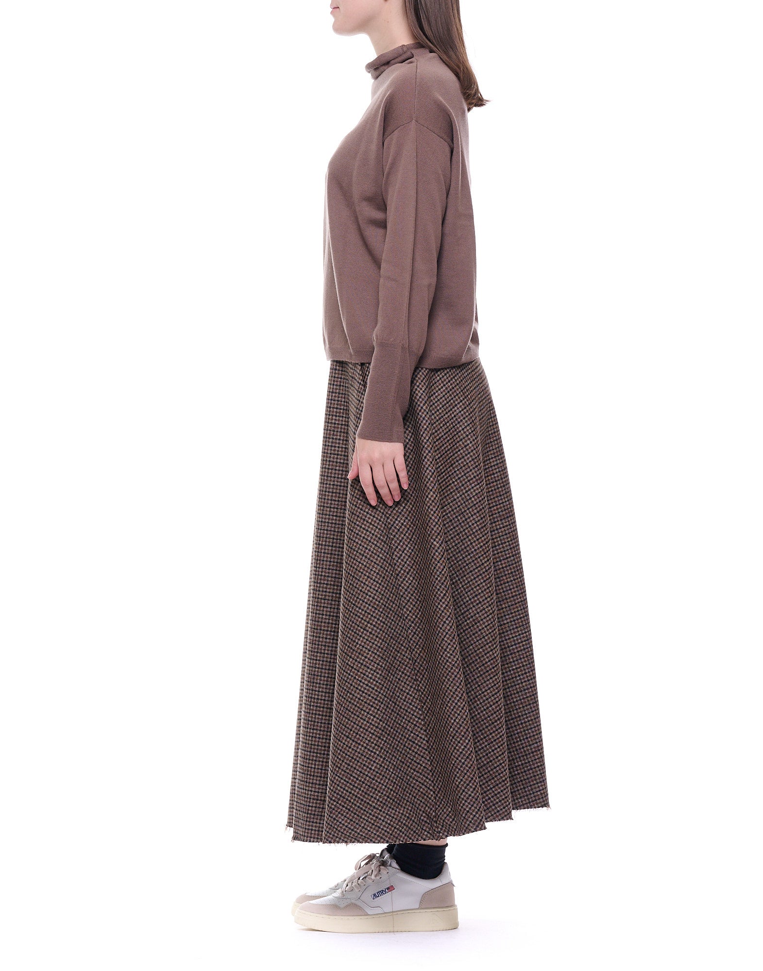 Women’S Virgin Wool High-Neck Sweater