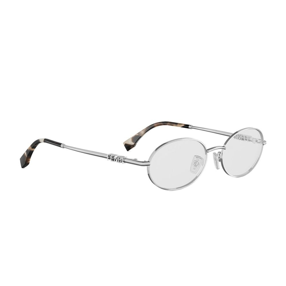 Fe50140U Fendigraphy Oval Silver Glasses