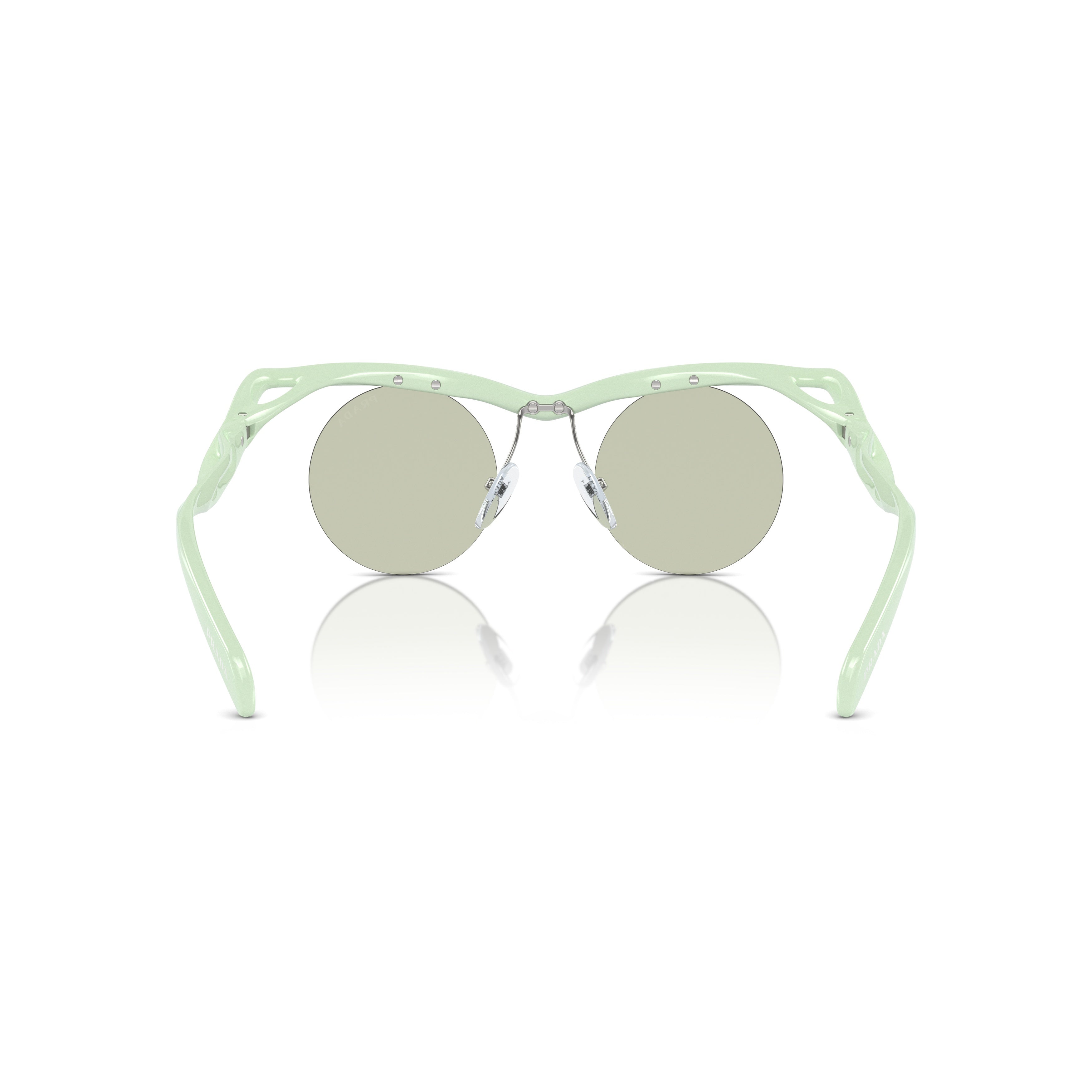 0pr A18s Round Lens Sunglasses