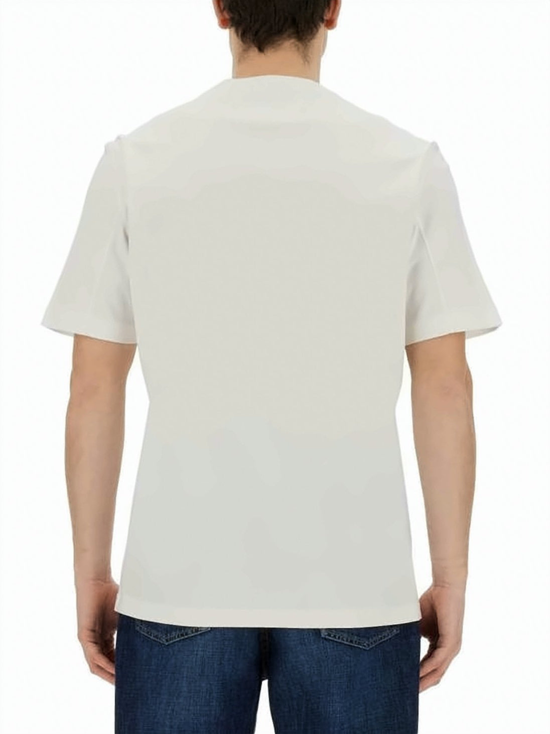 Cotton Jersey Crew Neck T-Shirt