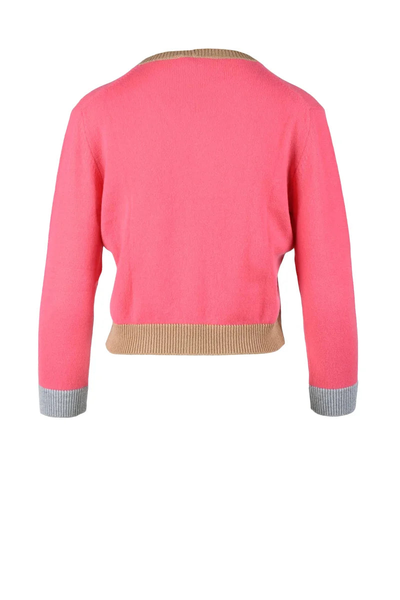 Cashmere Cardigan - Pink