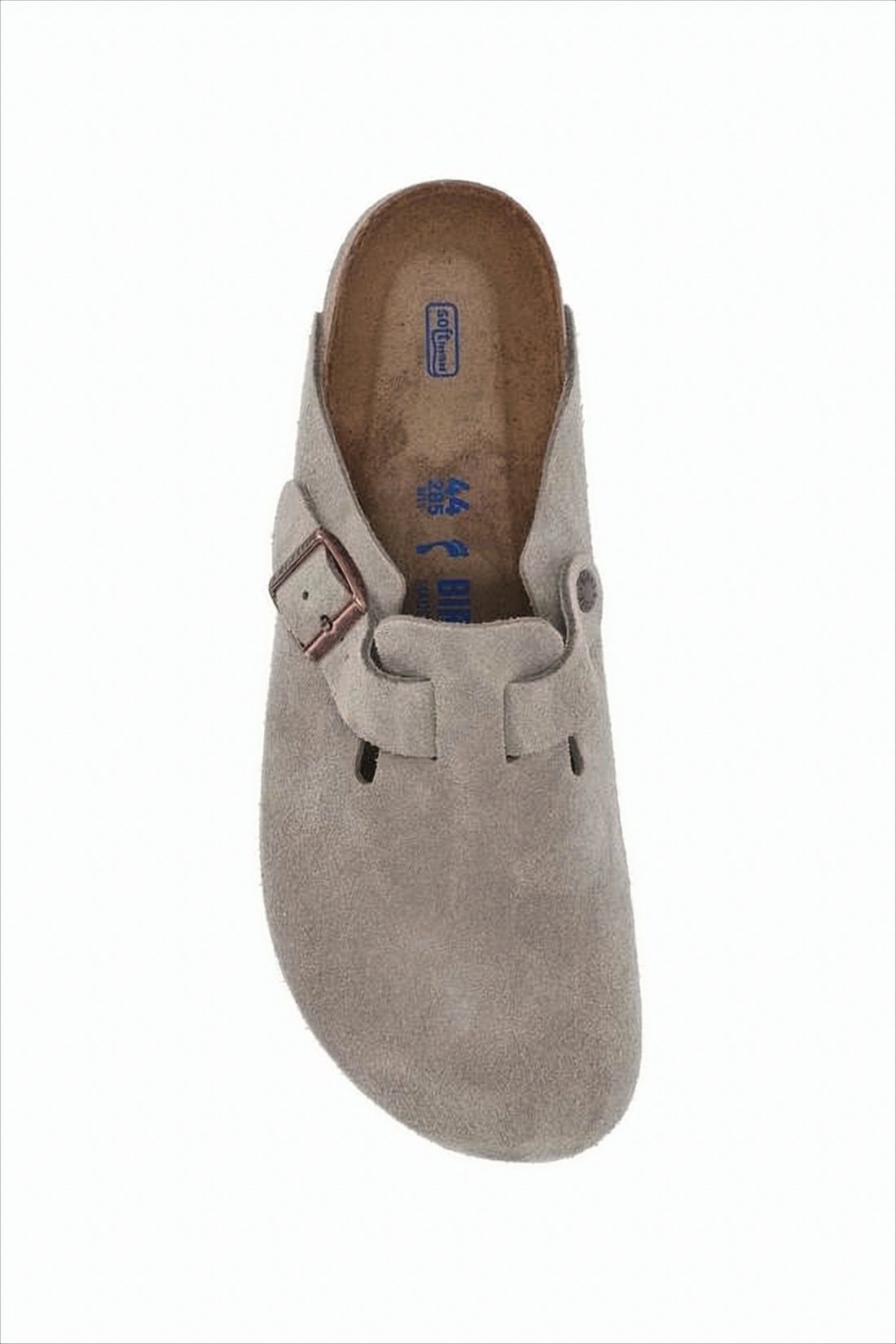 Suede Slip-On Mules with Adjustable Buckle