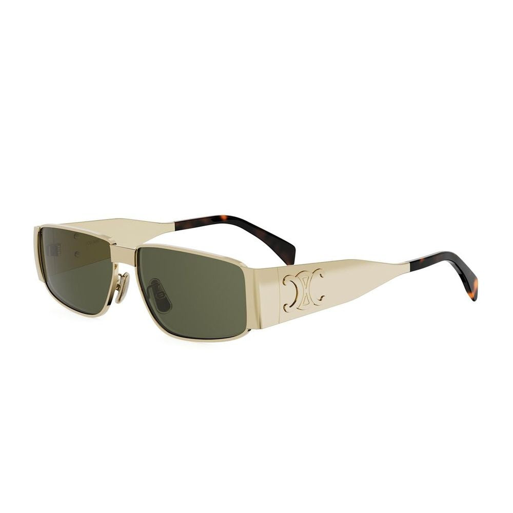 Metal Triomphe Rectangular Metal Frame Sunglasses