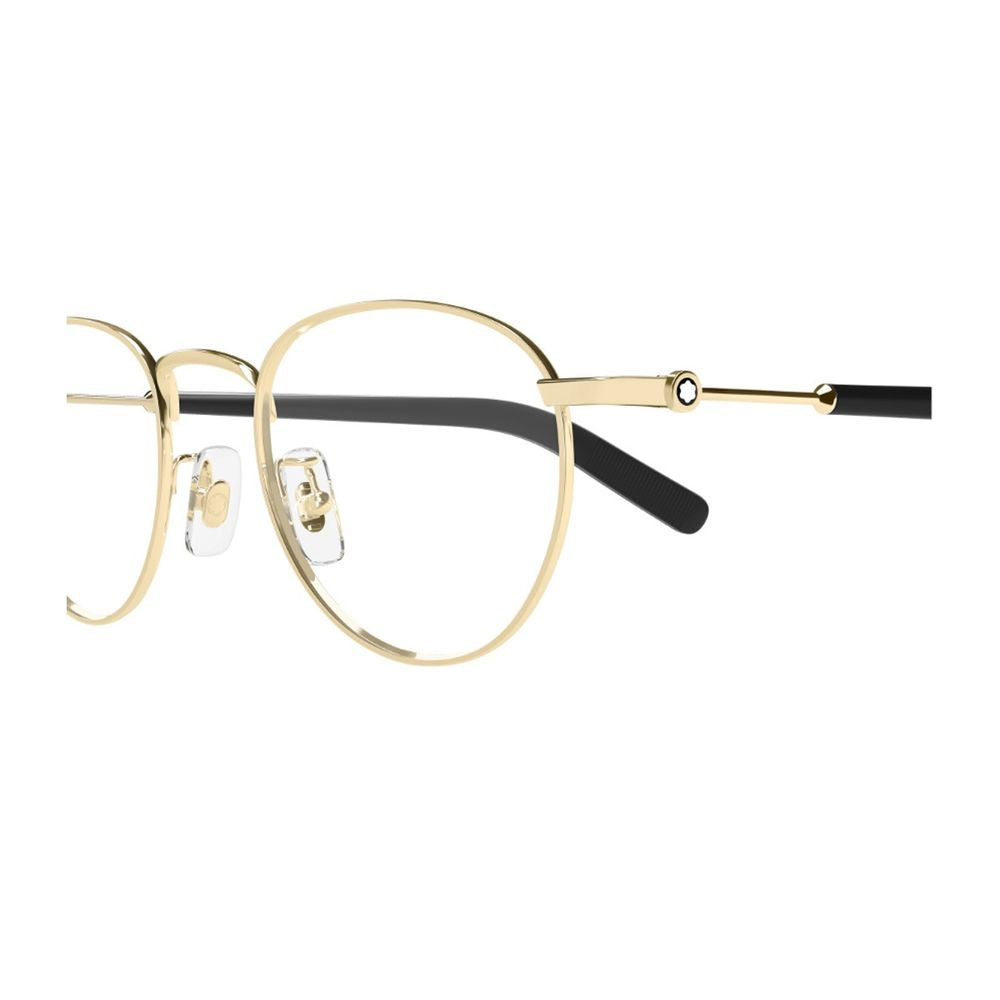 Mb0423O Linea Snowcap Phantos-Shaped Gold-Tone Metal Sunglasses
