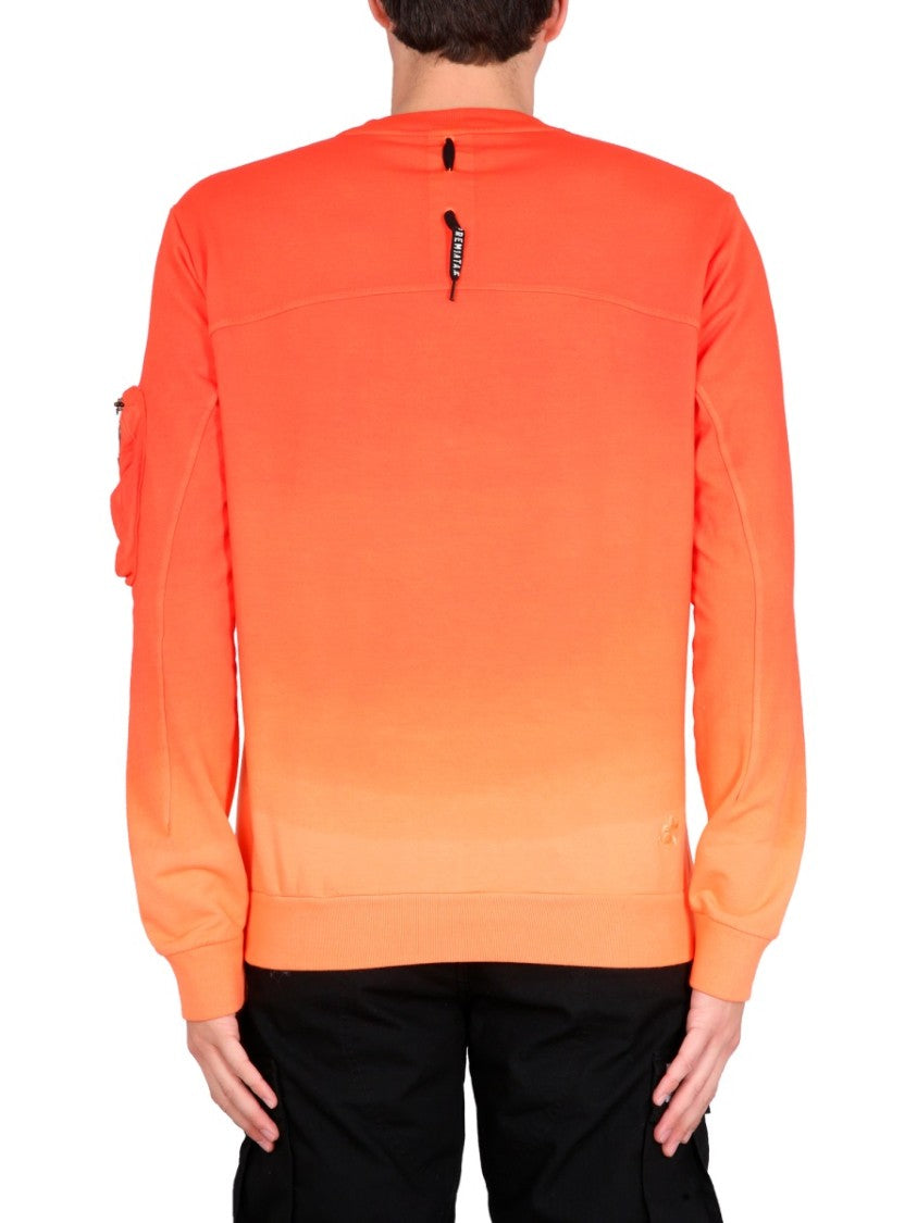 Cross-Neck Sweatshirt