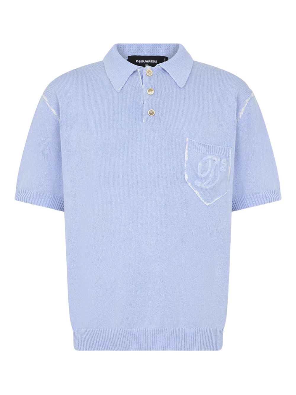 Silk-Nylon Blend Polo Shirt with Ribbed Hem