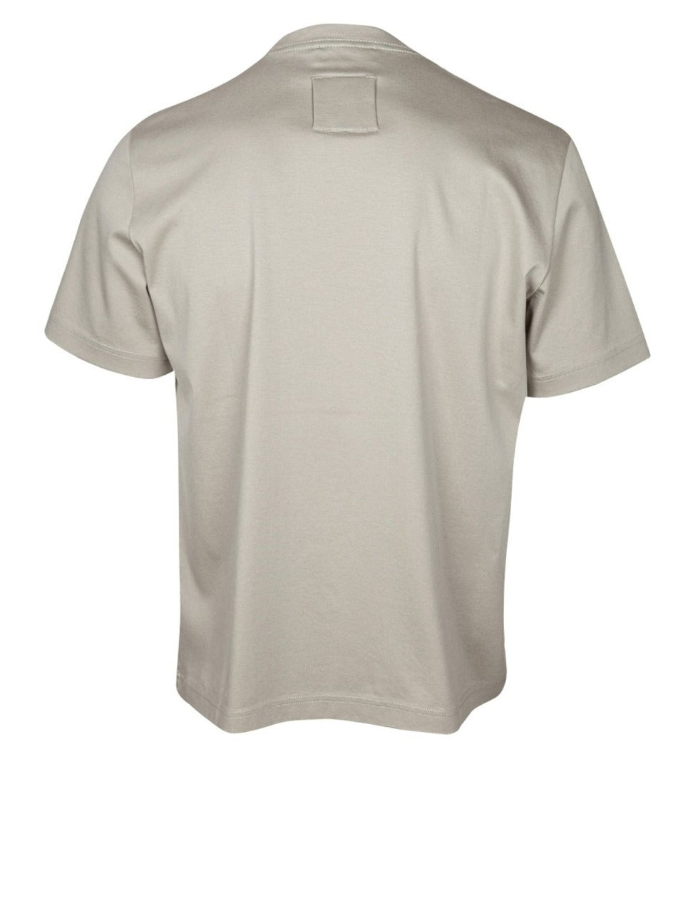 Denim T-Shirt With Embroidered Logo