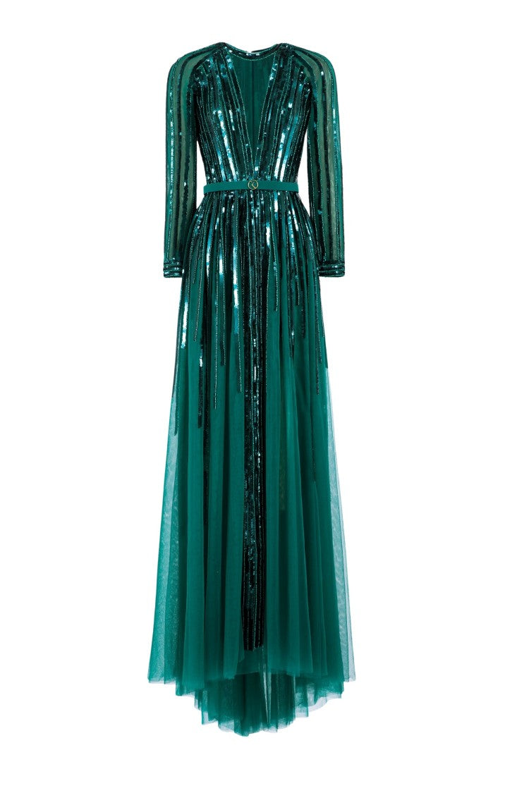Sequin Long Dress