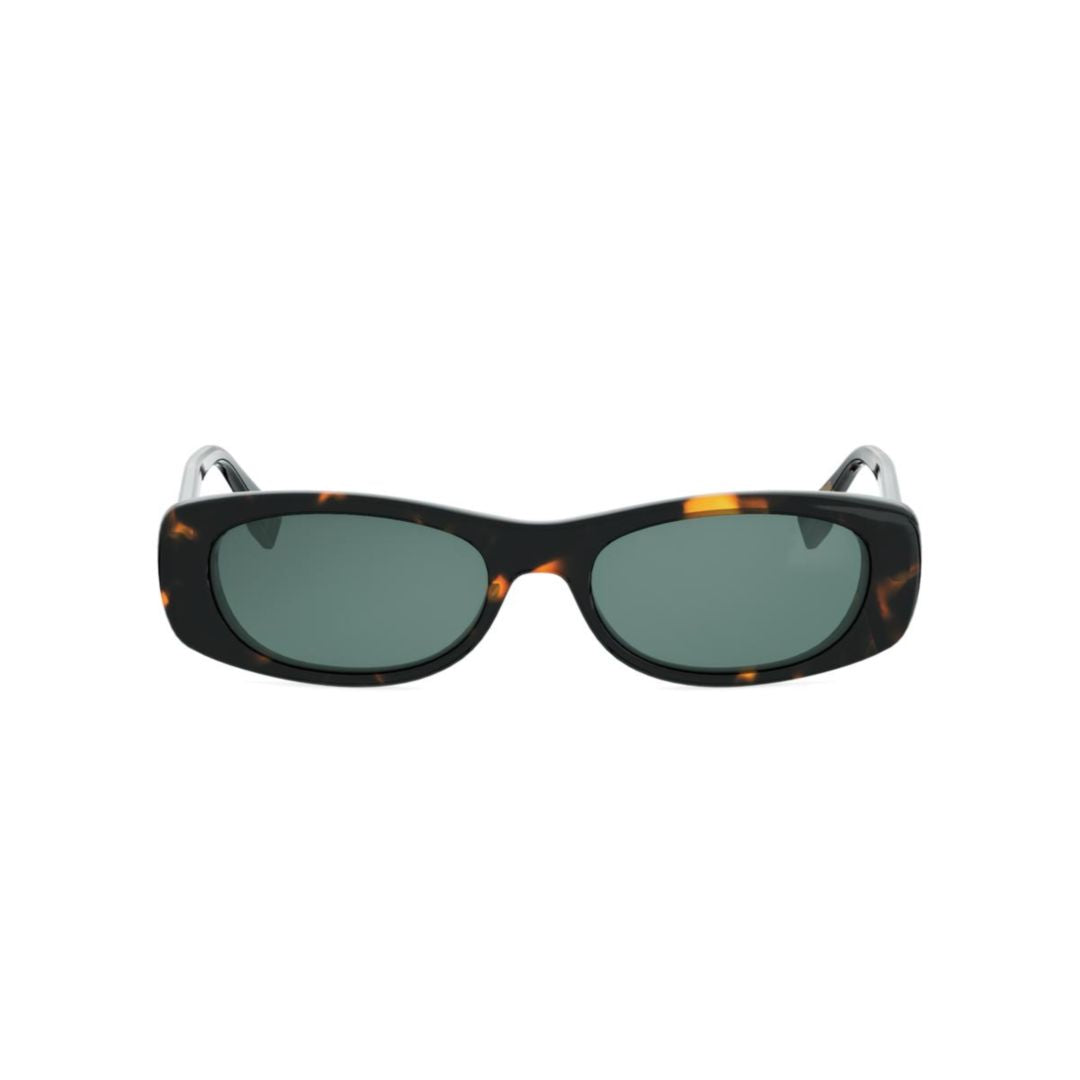 Fe40183i Rectangular Tortoiseshell Sunglasses