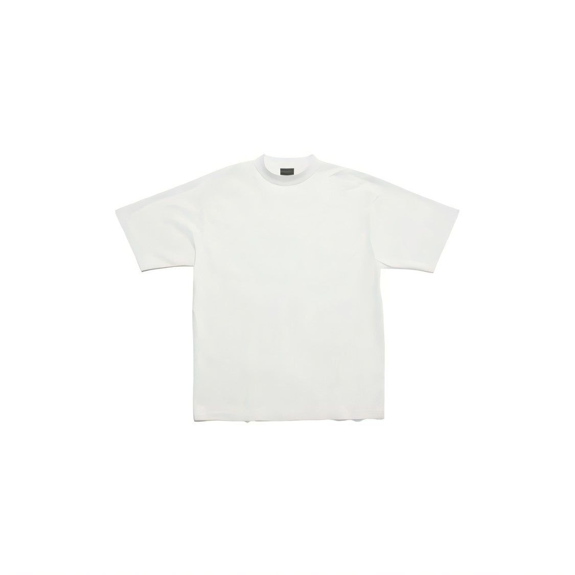 Bawełniany T-shirt z klasycznym dekoltem w kształcie litery U