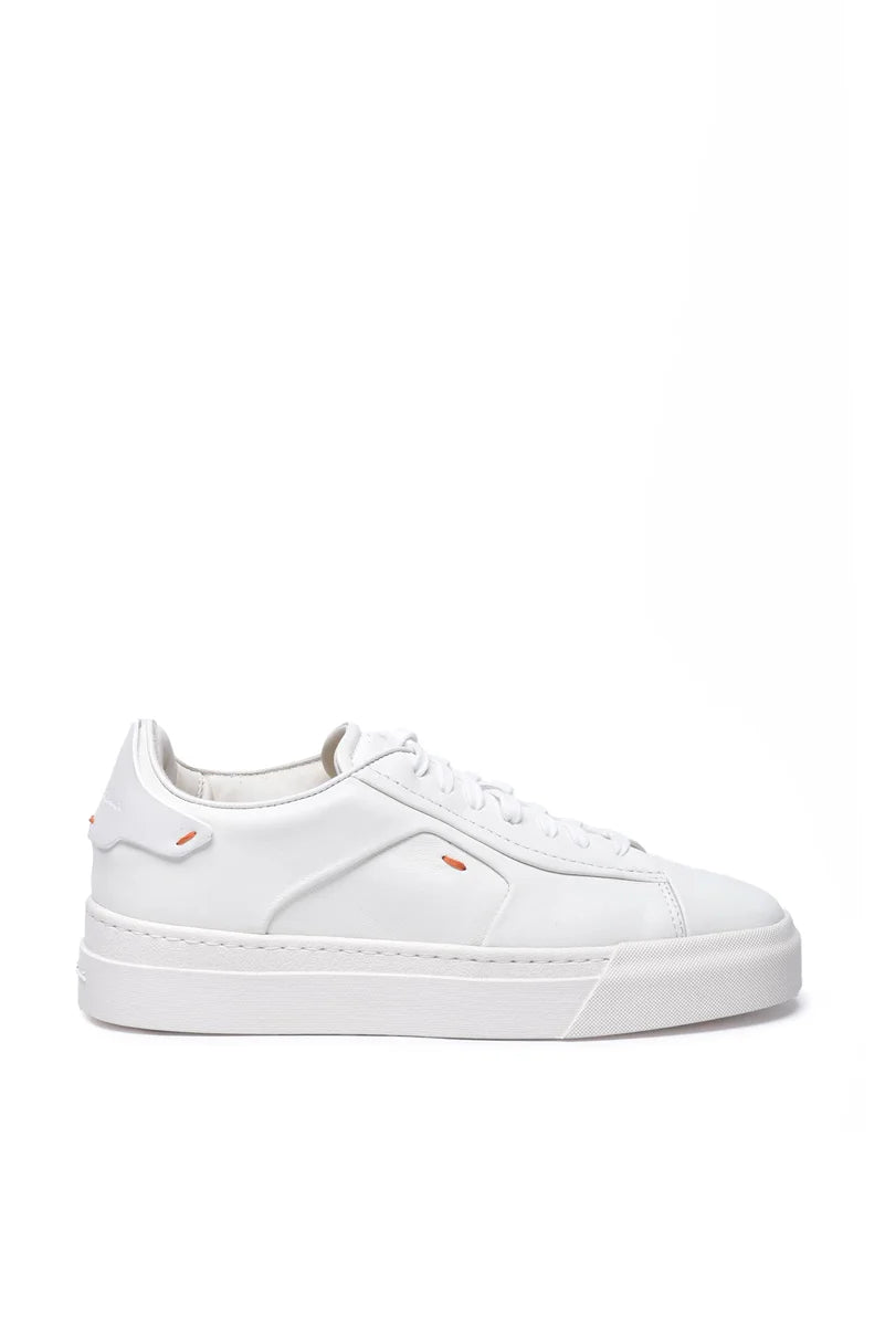 Leather Sneakers - White