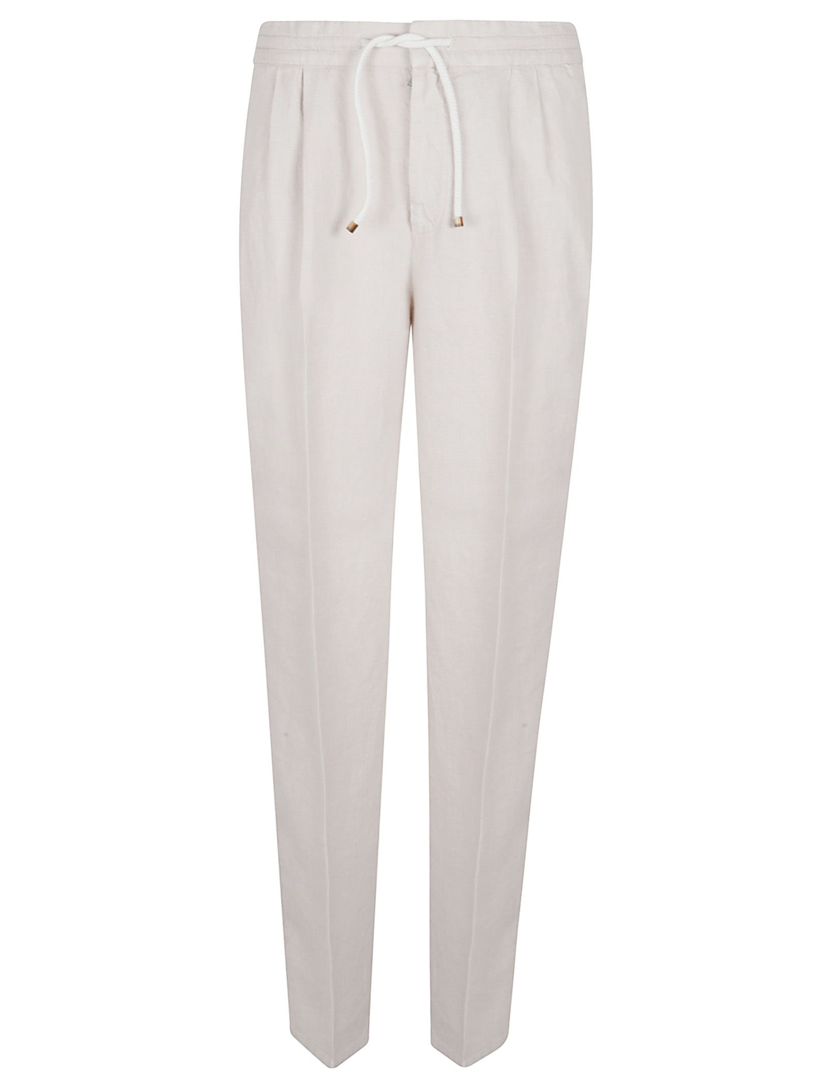 Relaxed Fit Linen Trousers