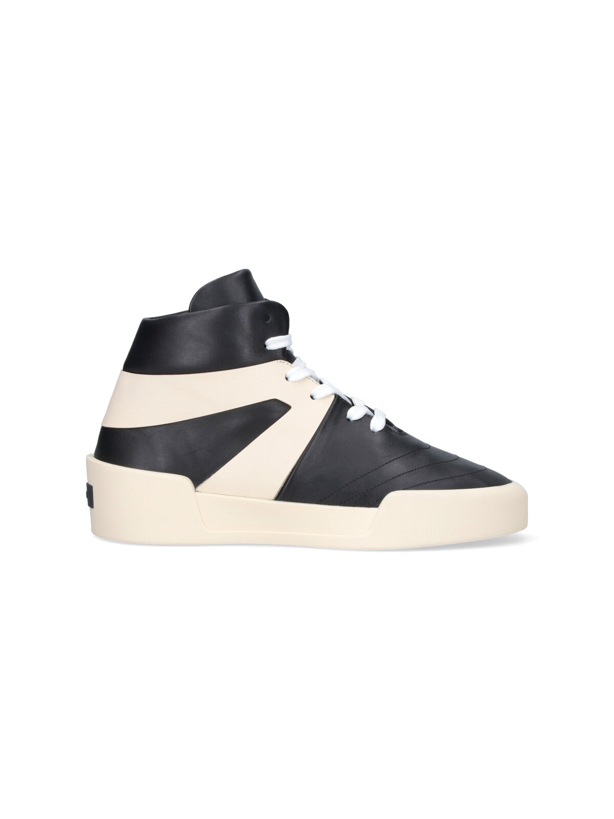 "Basketball" High-Top Sneakers – Black