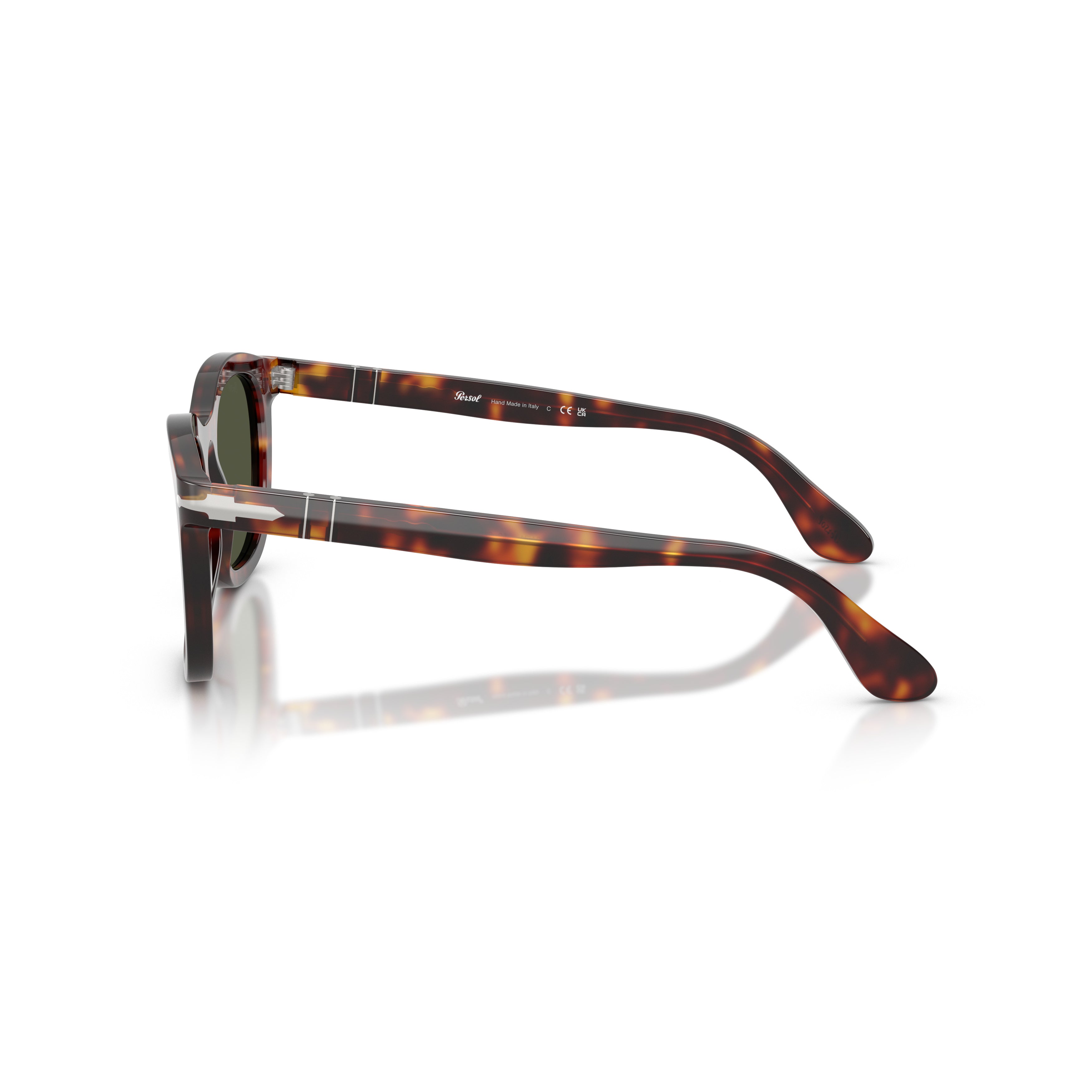0po3395s Tortoiseshell Acetate Square Frame Sunglasses