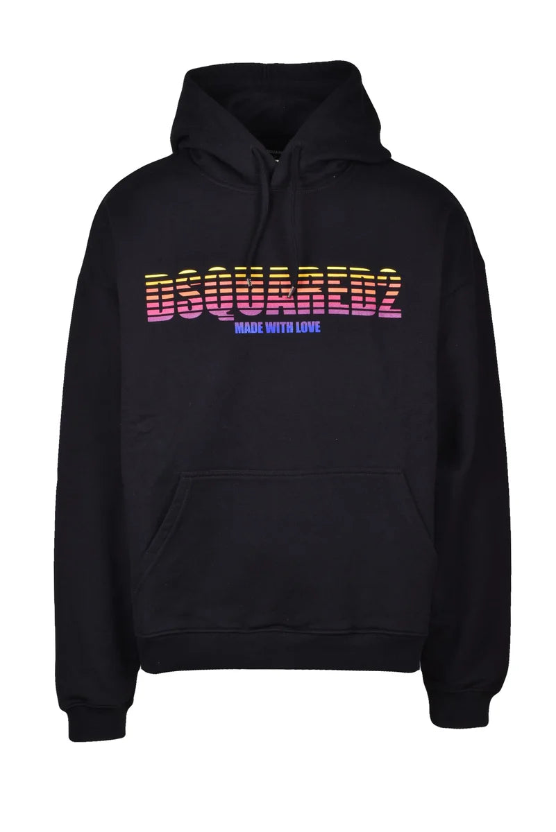 Cotton Hoodie - Black