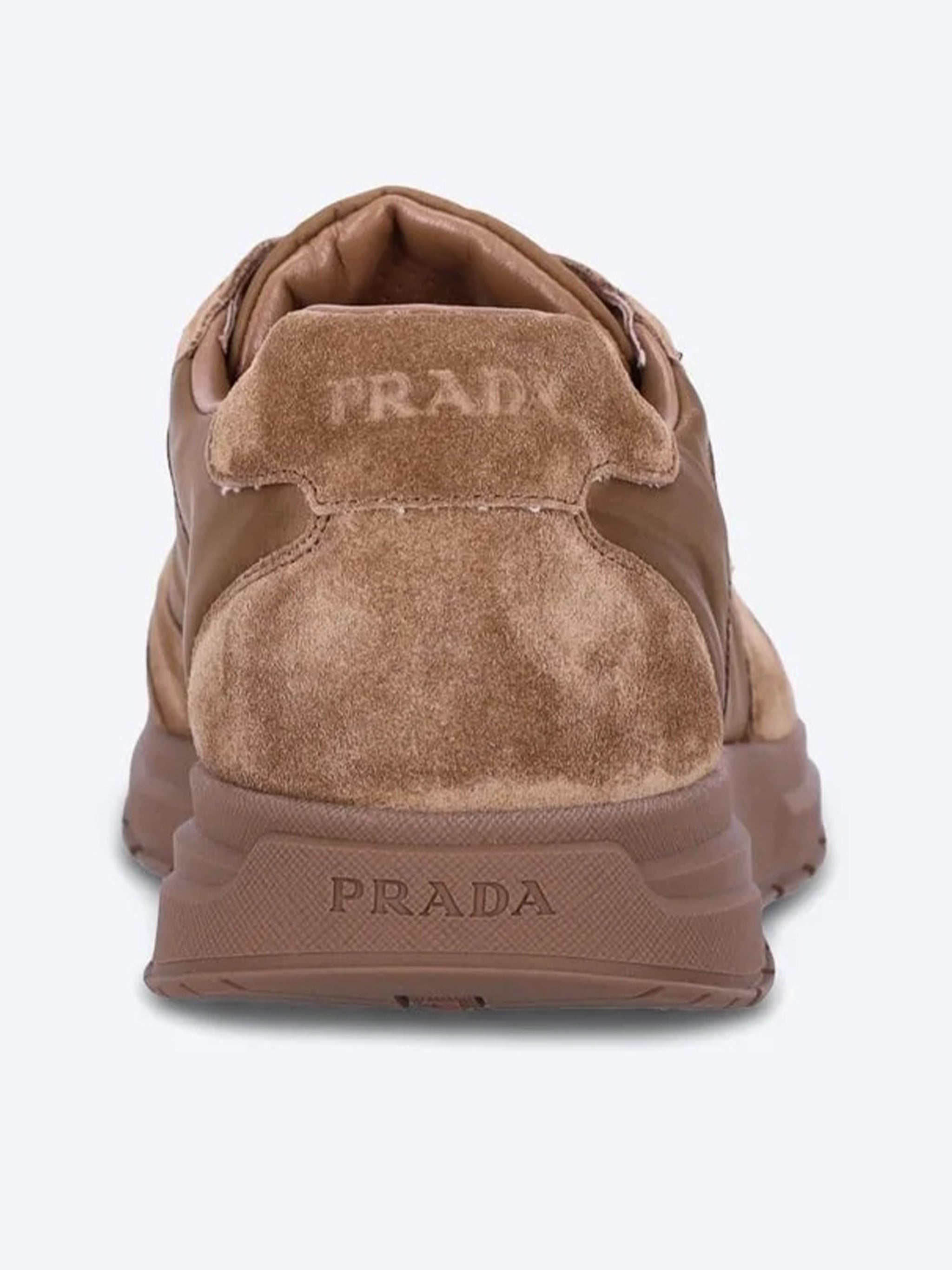 Earthy Brown Prax 2.0 Nylon/Suede Sneakers
