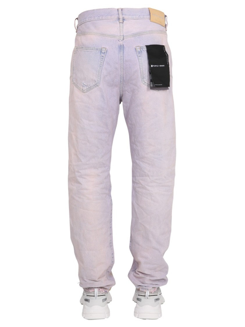 Relaxed-Fit Light Wash Jeans