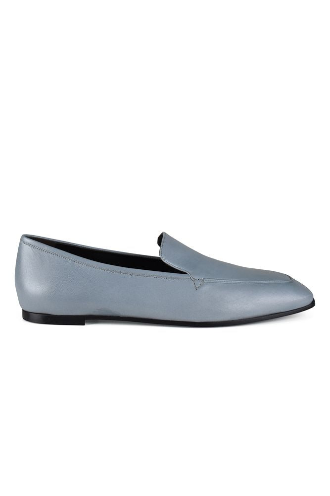 Smooth Kidskin Slip-On With Pointed Toe