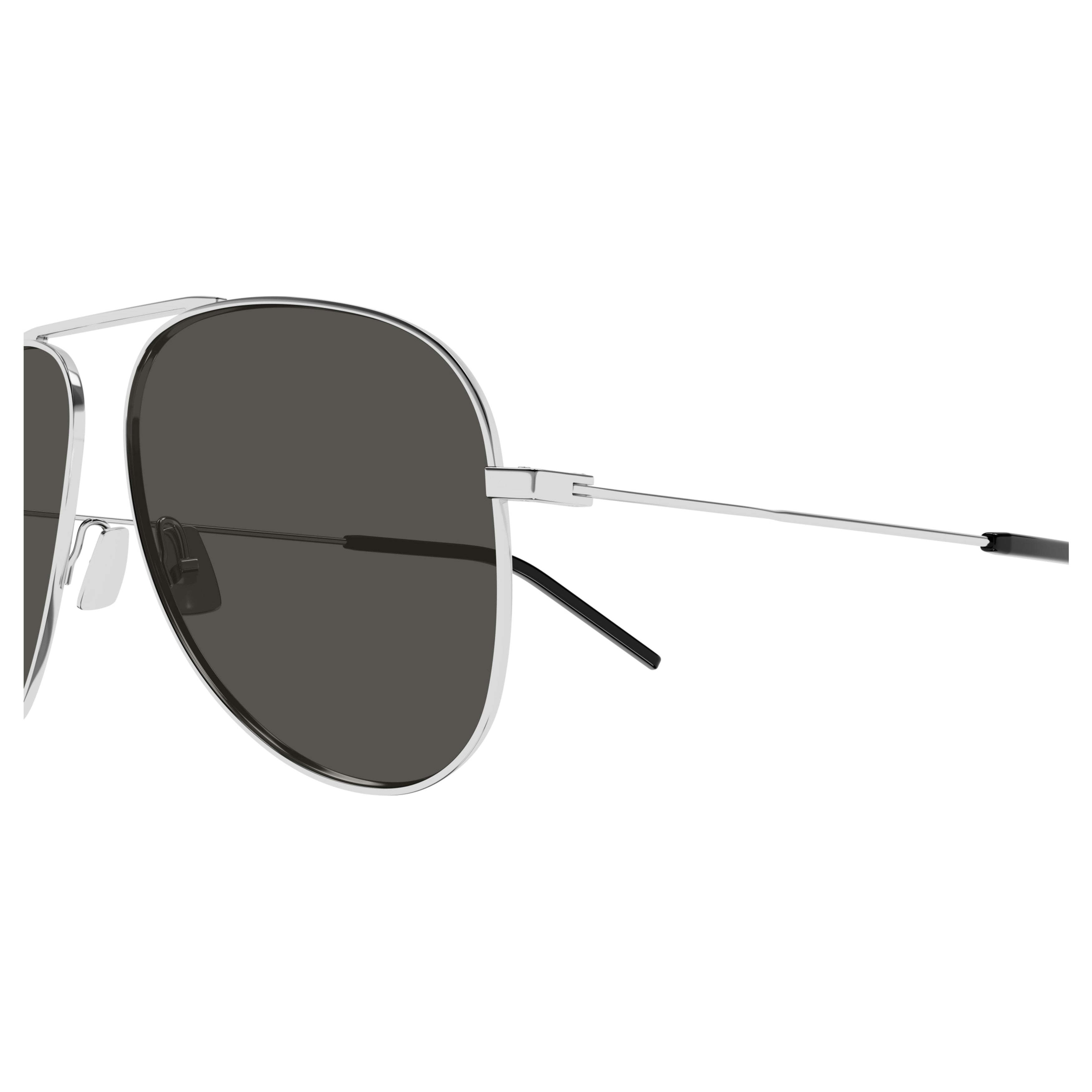 Sl 800 Teardrop-Shaped Silver Sunglasses