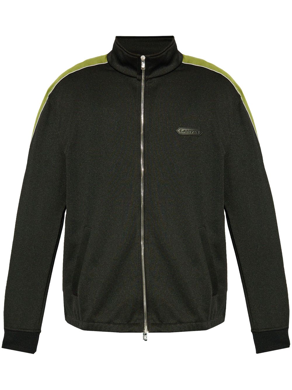 Mock Neck Zip-Through Sweater