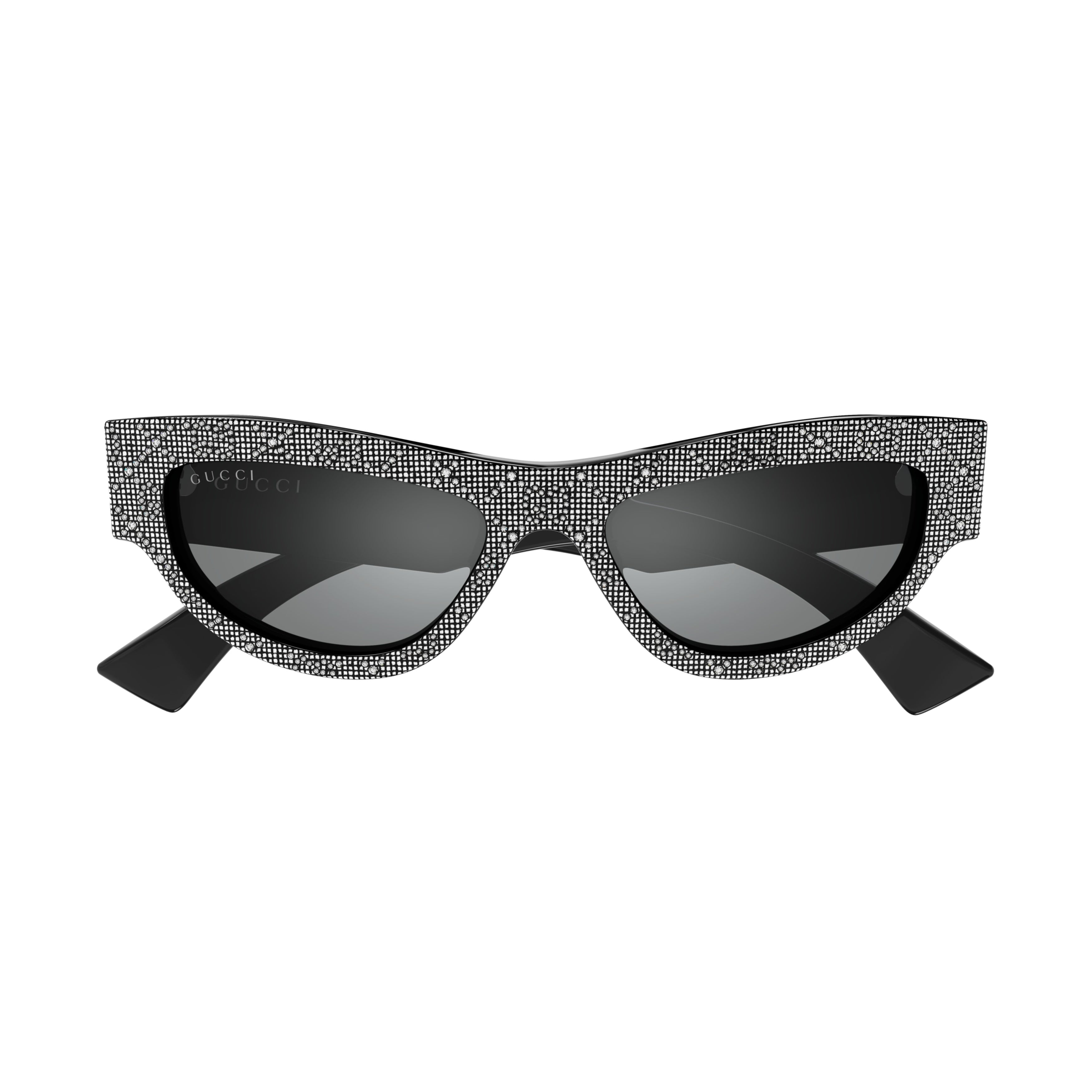 Gg1834s Cat-Eye Sunglasses with Rhinestone Embellishment