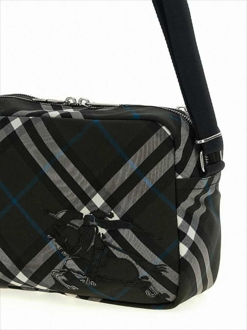 Rectangular Plaid Shoulder Bag