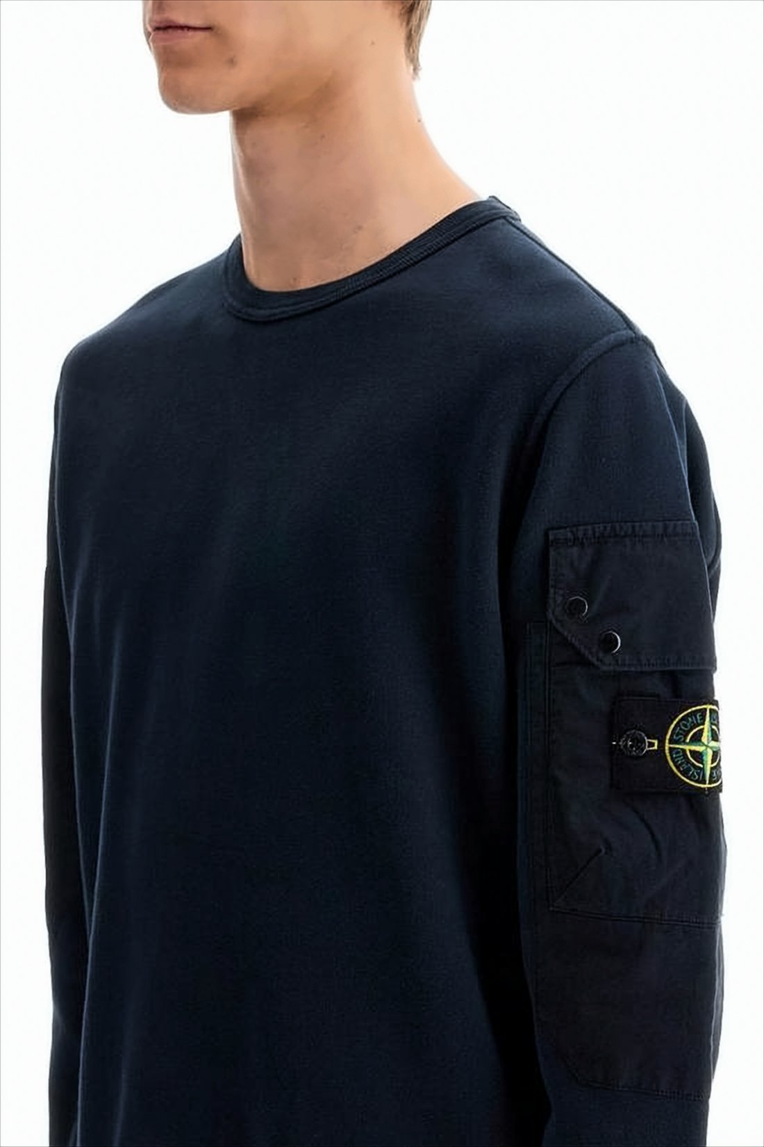 Black Sweatshirt With Unique Patch