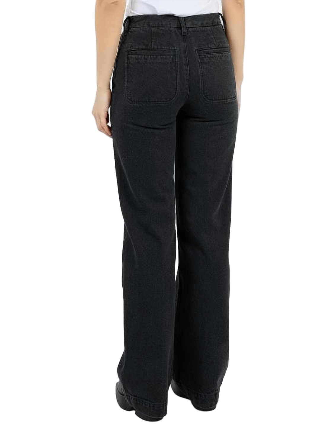 High-Waisted Straight-Leg A.P.C. Denim Pants