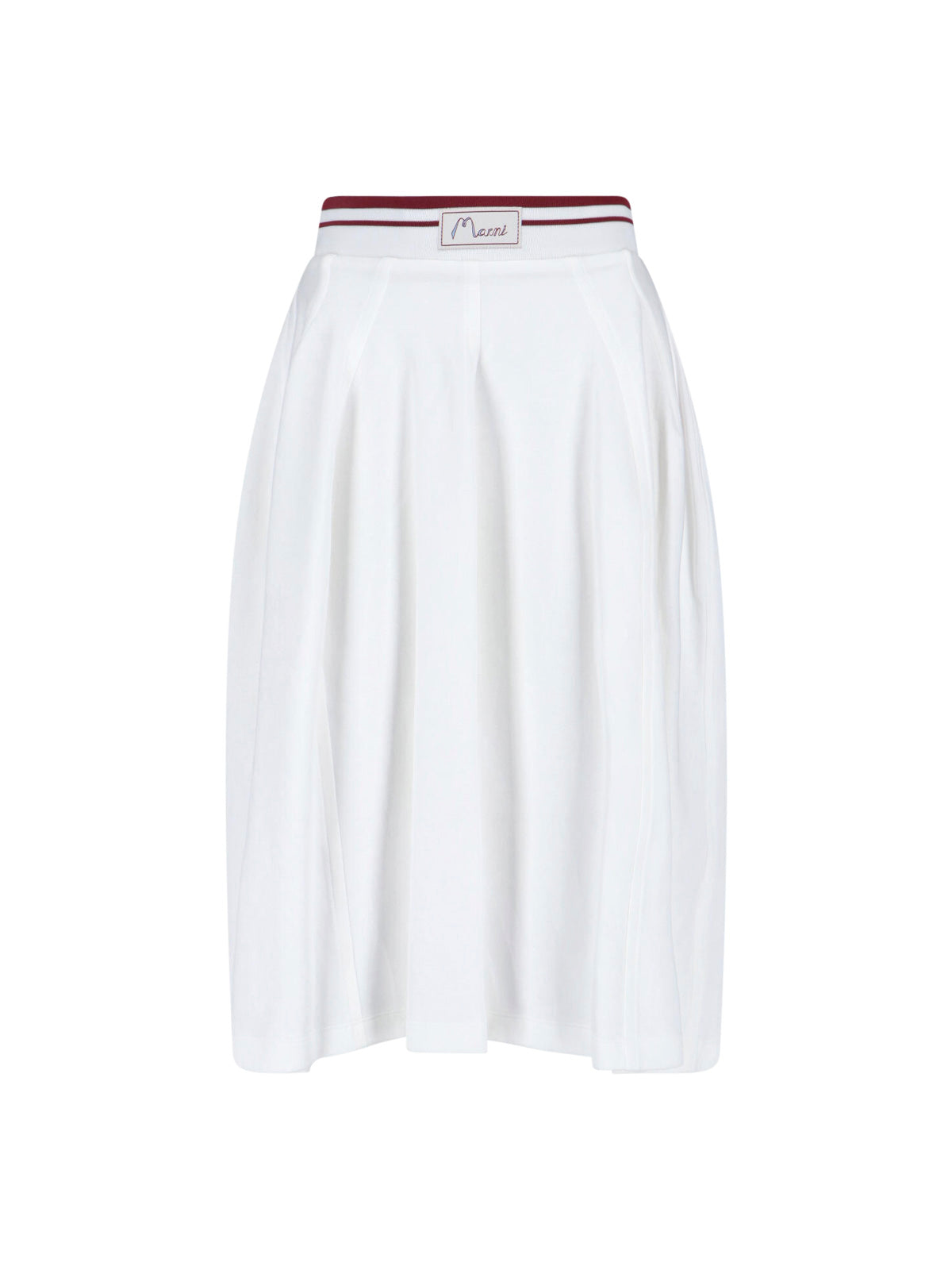Timeless White Skirt With Minimalist Design